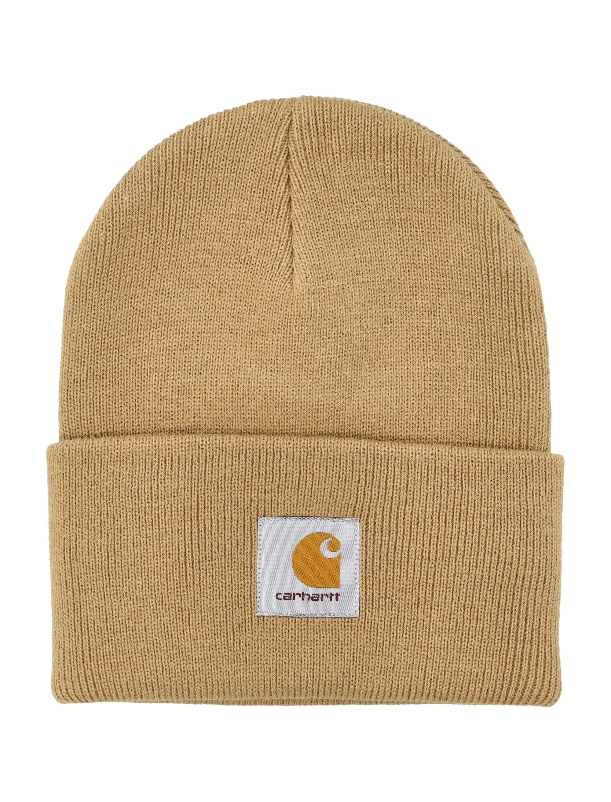 Carhartt WIP Logo Patch Beanie Peanut Acrylic Hat