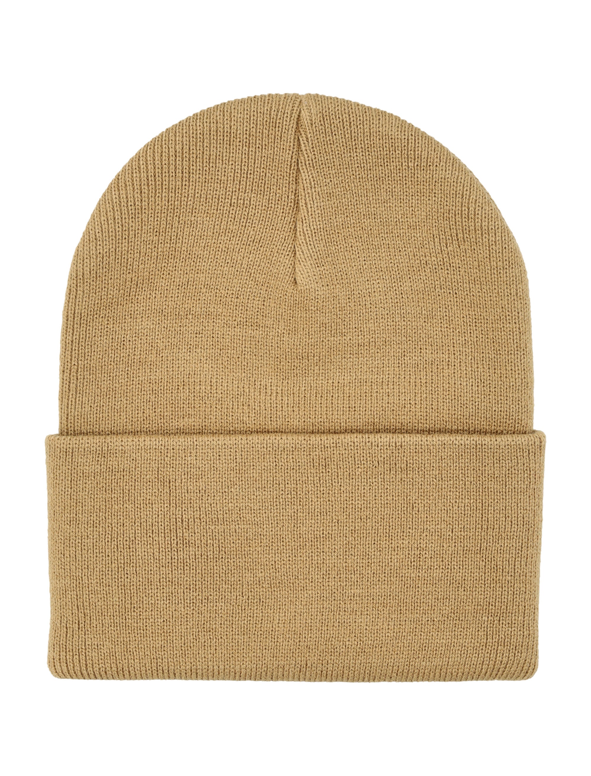 Carhartt WIP Logo Patch Beanie Peanut Acrylic Hat