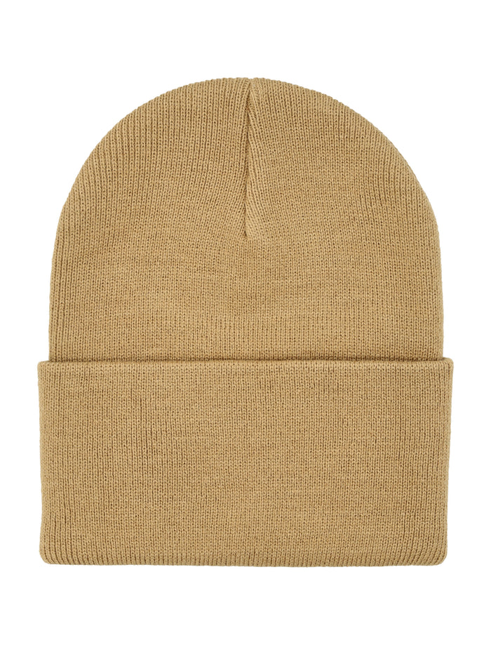 Carhartt WIP Logo Patch Beanie Peanut Acrylic Hat