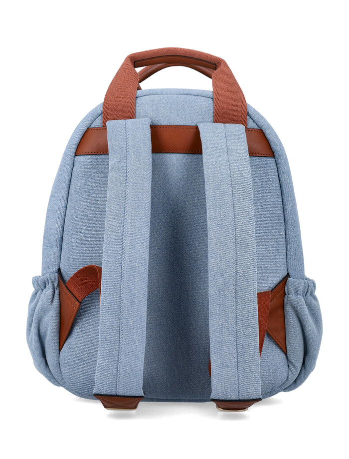 Chloé kids organic denim backpack Blue Cotton Trim