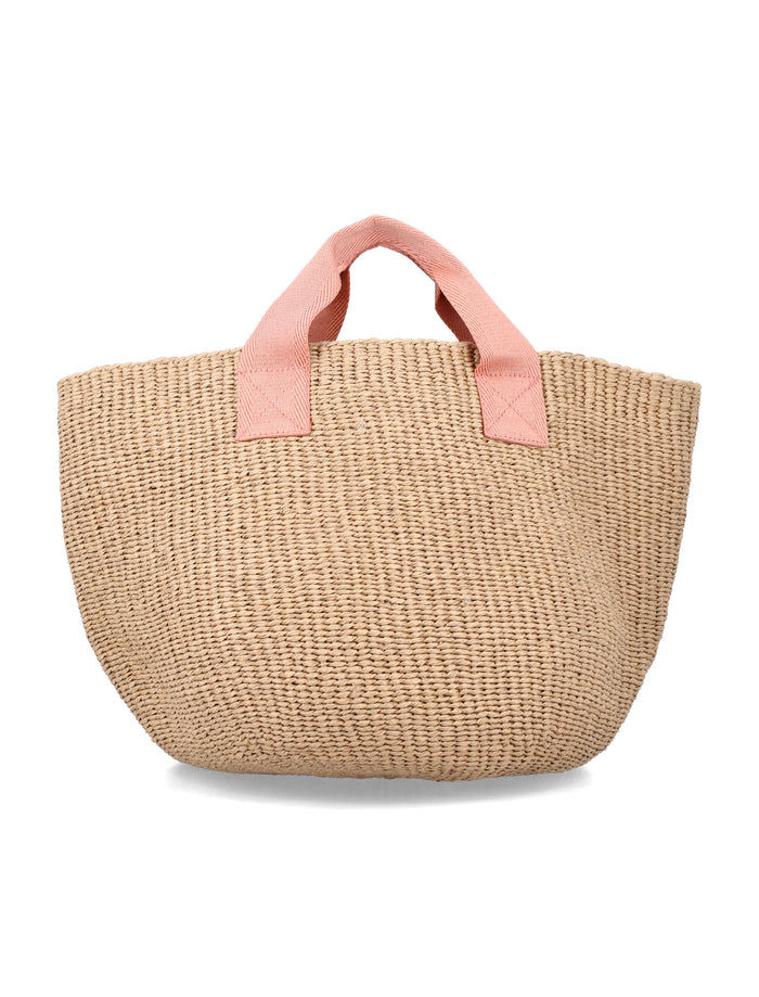 Chloé x Mifuko paper fiber kids tote bag Beige