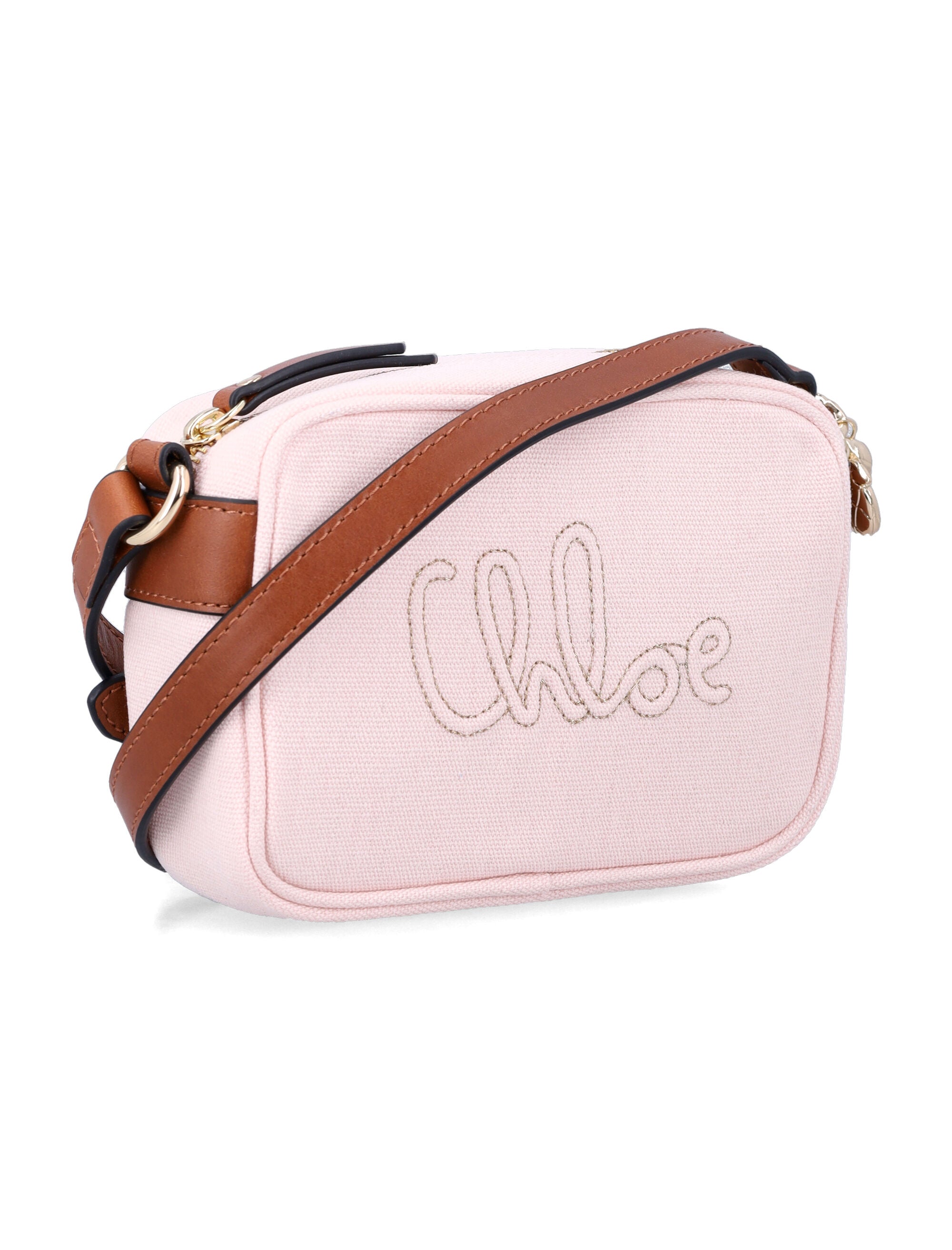 Chloé kids crossbody bag Pink Cotton Trim Shoulder