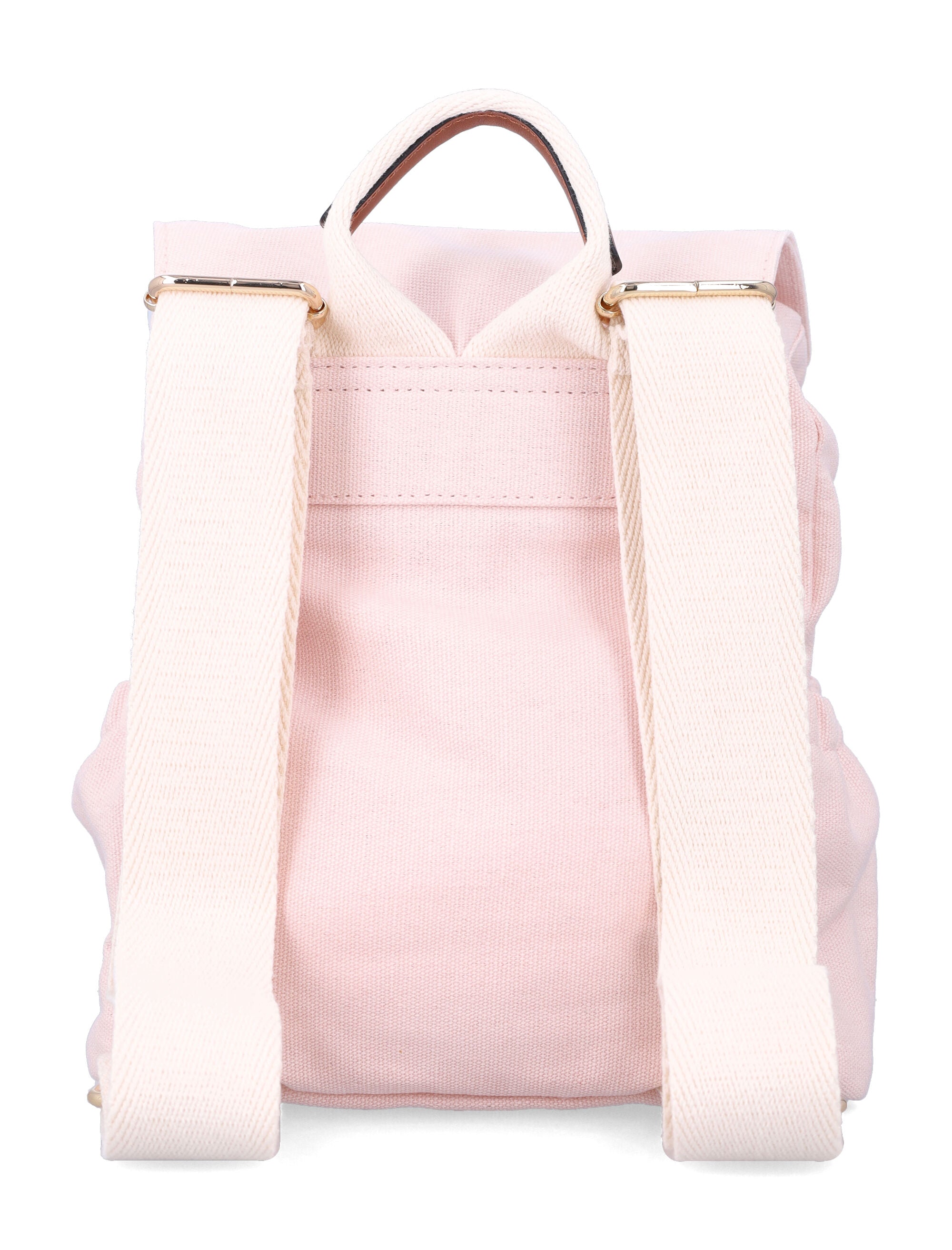Chloé Kids Mini Backpack Pink Cotton Trim