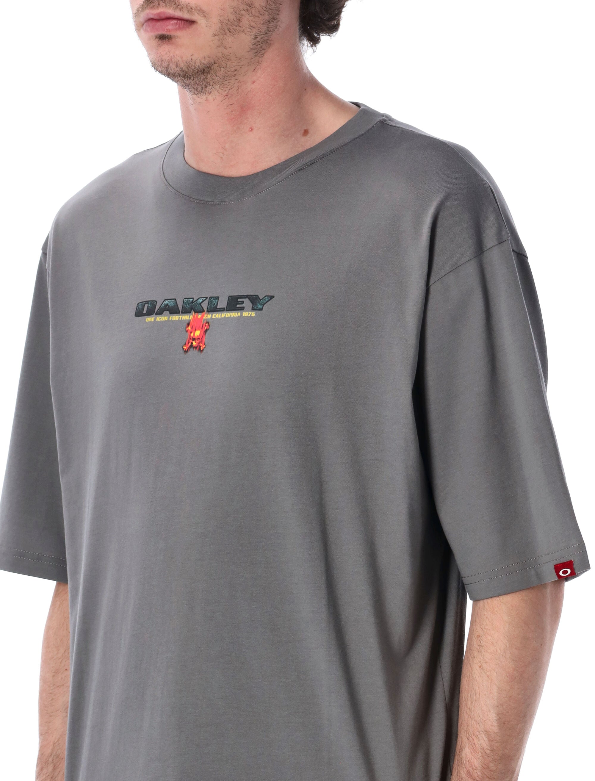 Oakley Flame F&b Cotton T-Shirt Granite Gray