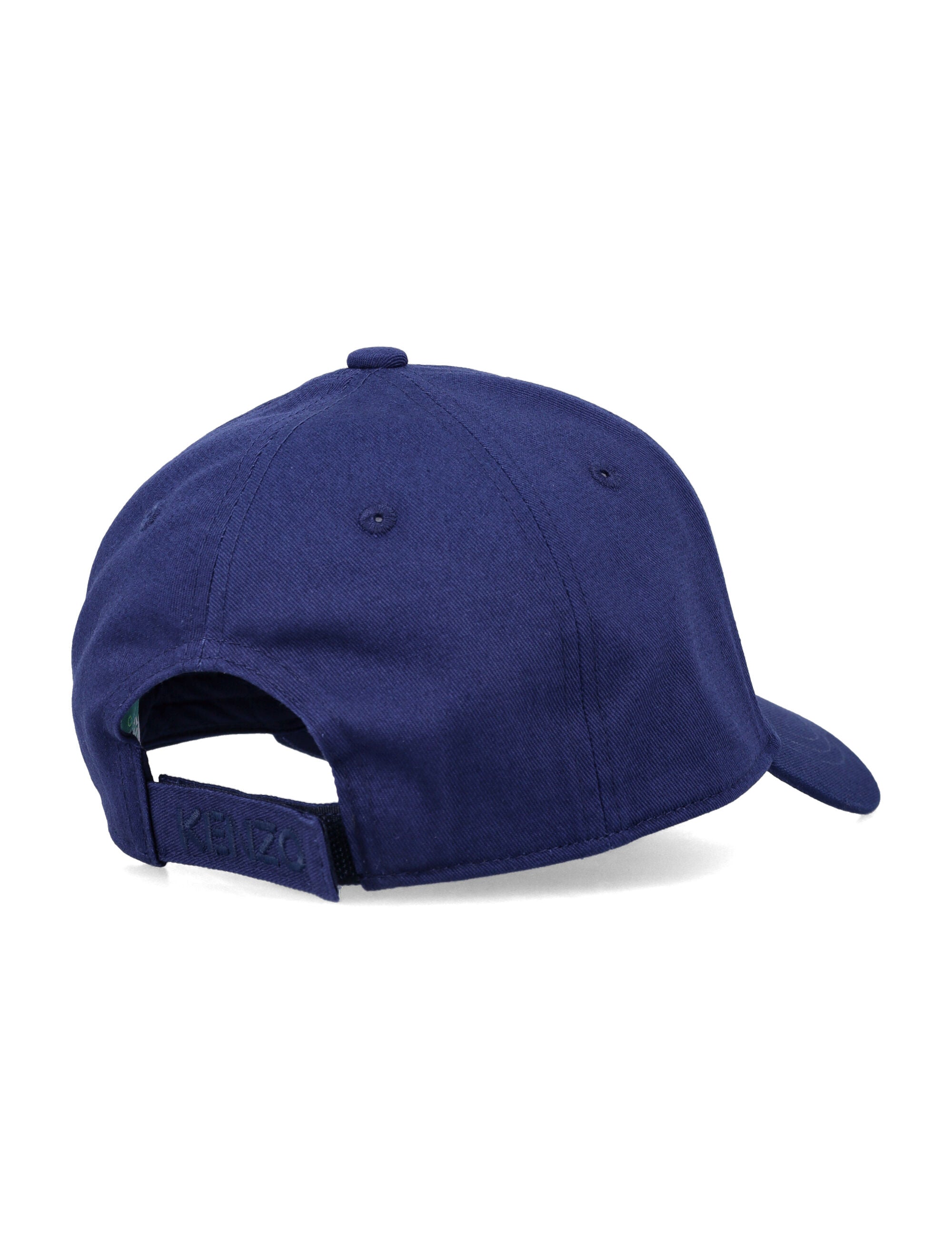 Kenzo Kids embroidered cotton twill cap Navy Hat
