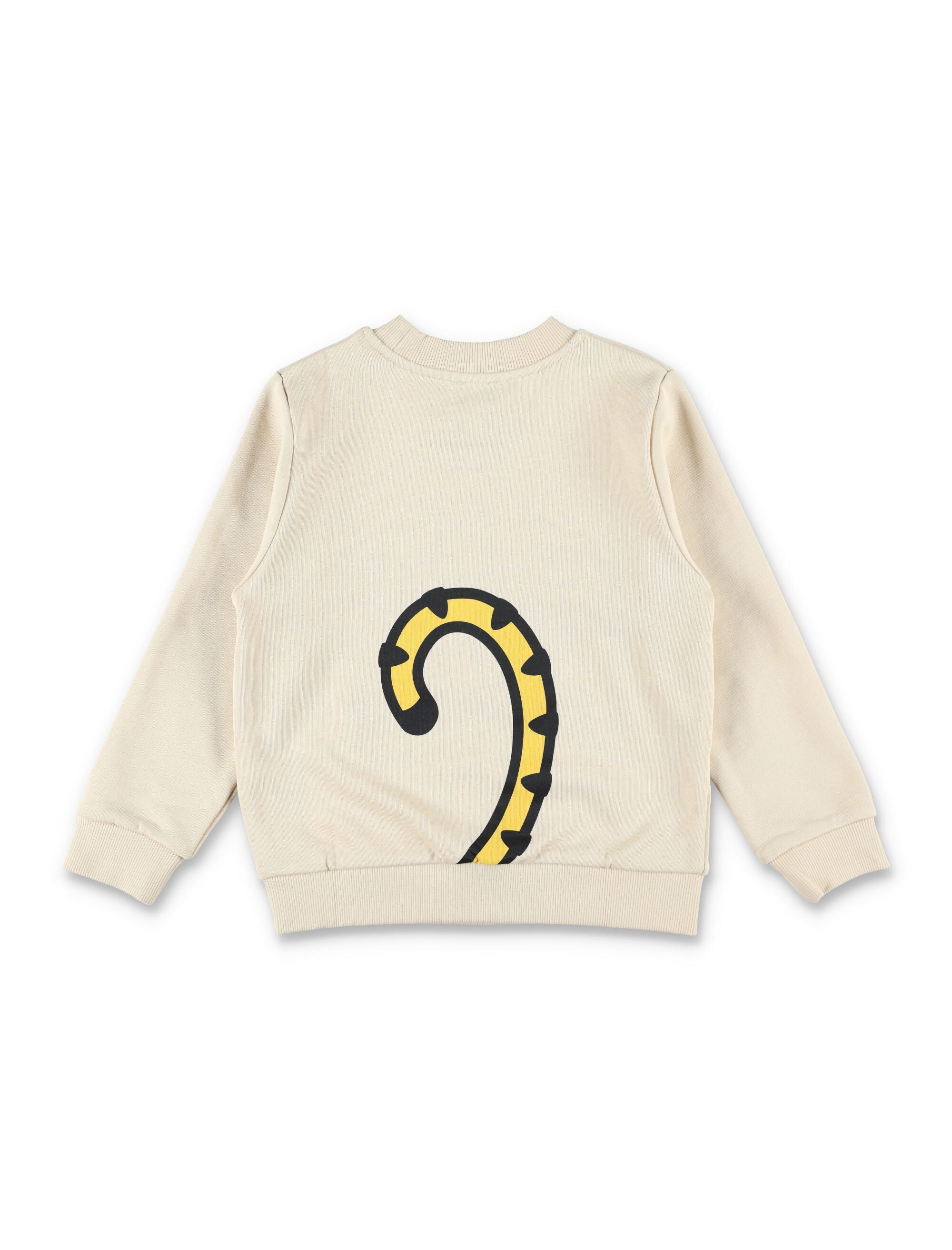 Kenzo Kids Crewneck Tiger Sweatshirt Giallino Cotton Fleece