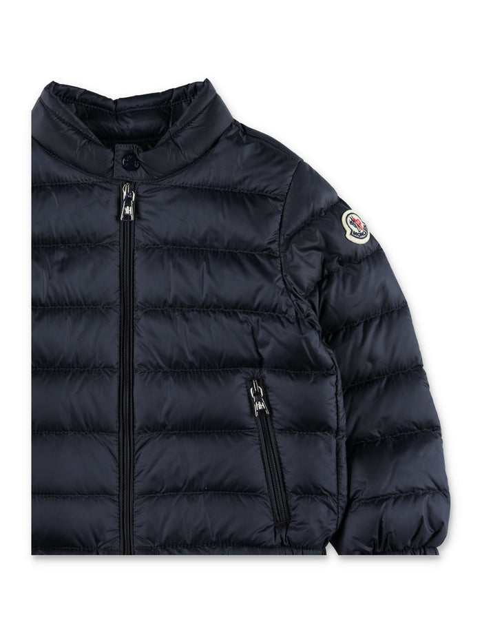 Moncler Acorus lightweight puffer for baby Navy Polyamide Lining Down Jacket