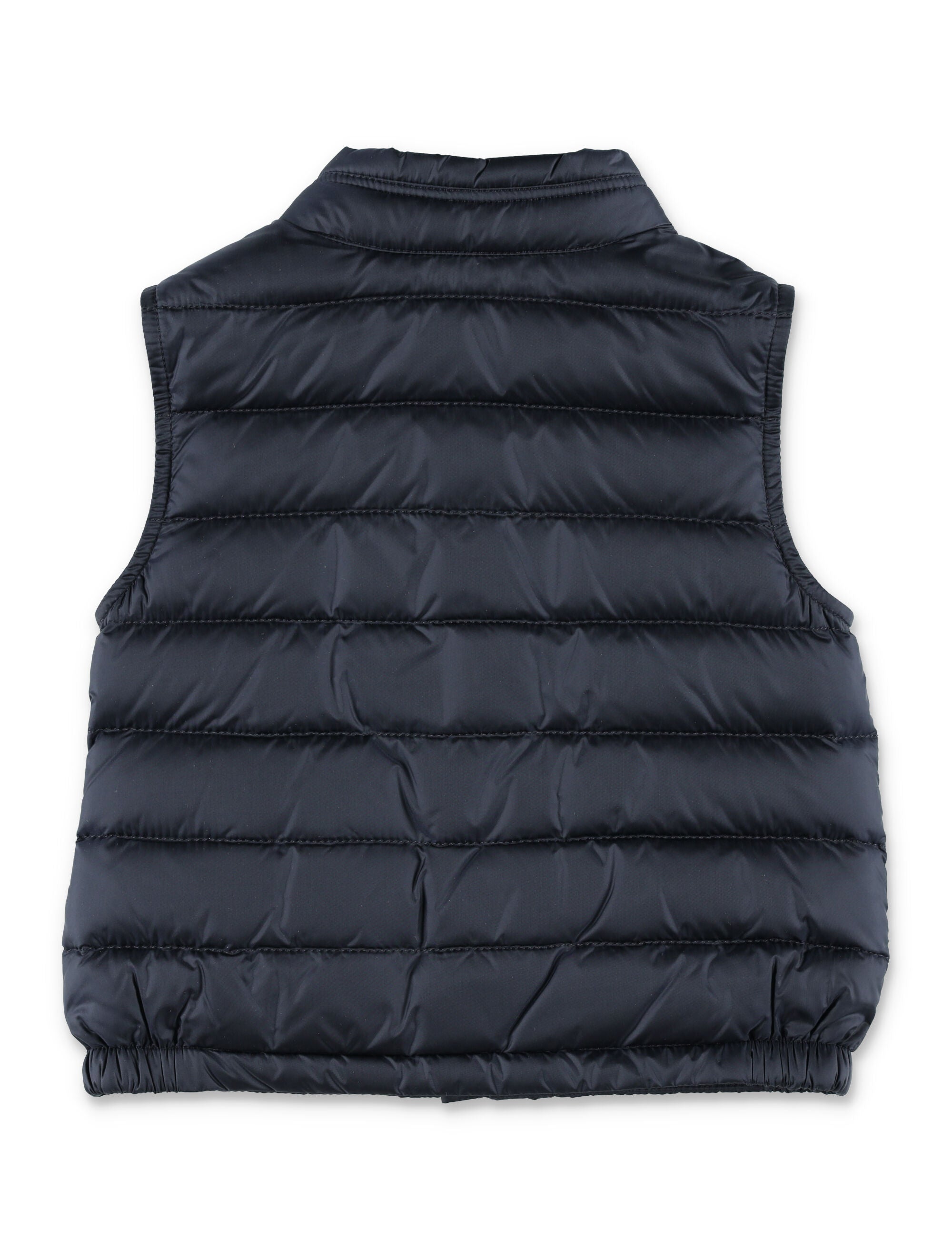 Moncler New Amaury down vest for baby Navy Polyamide Lining