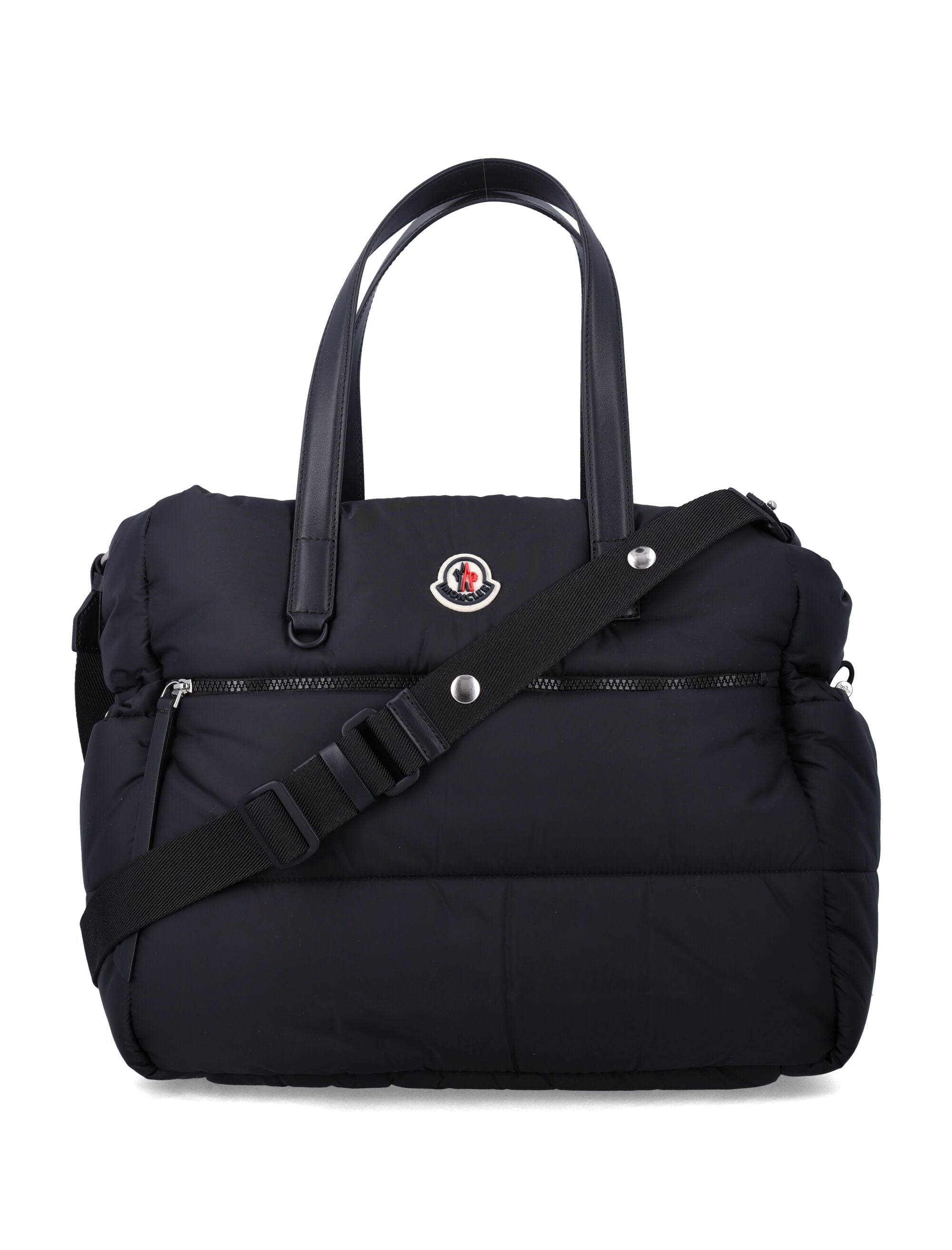 Moncler Nylon Diaper Bag Black Polyamide Shoulder