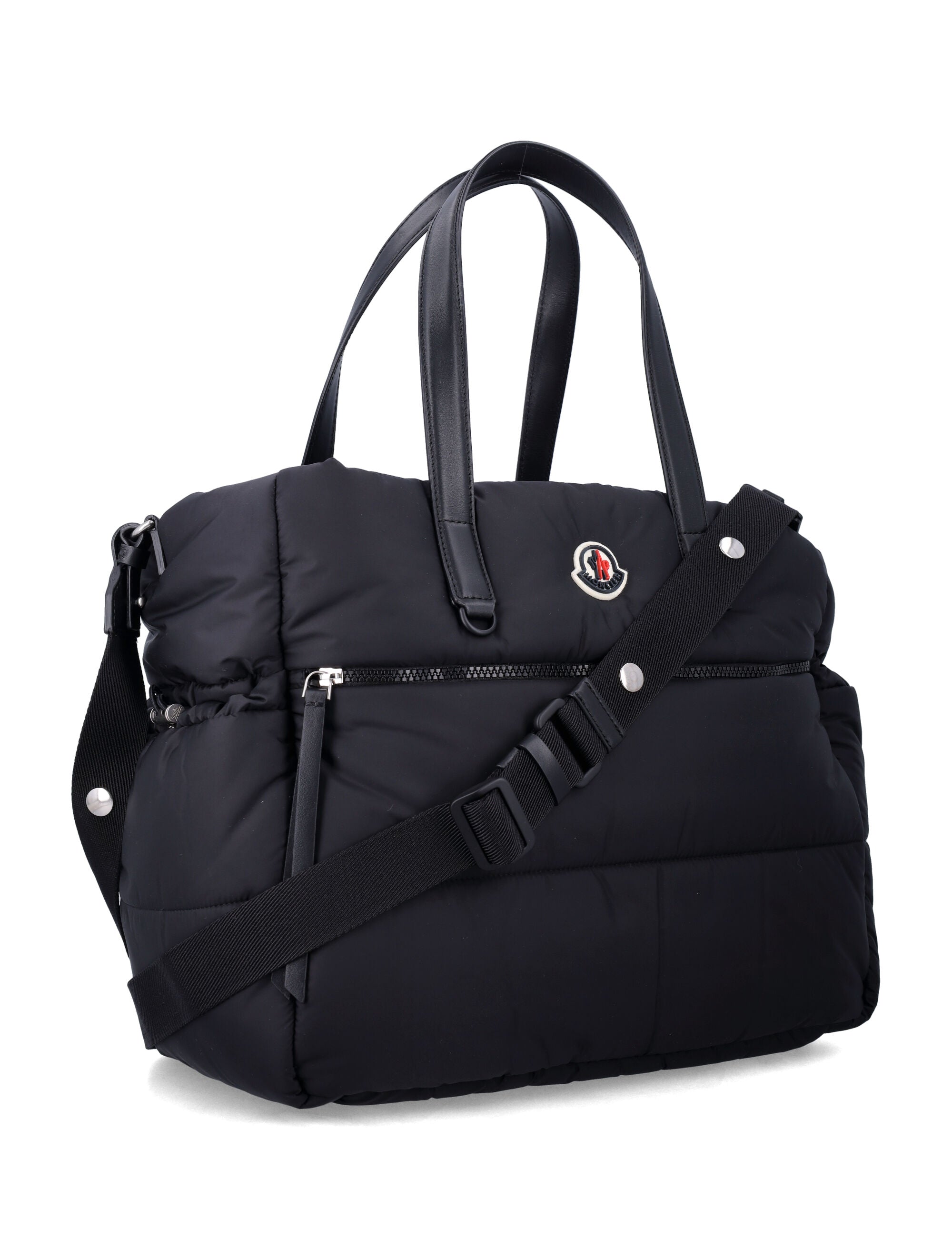 Moncler Nylon Diaper Bag Black Polyamide Shoulder