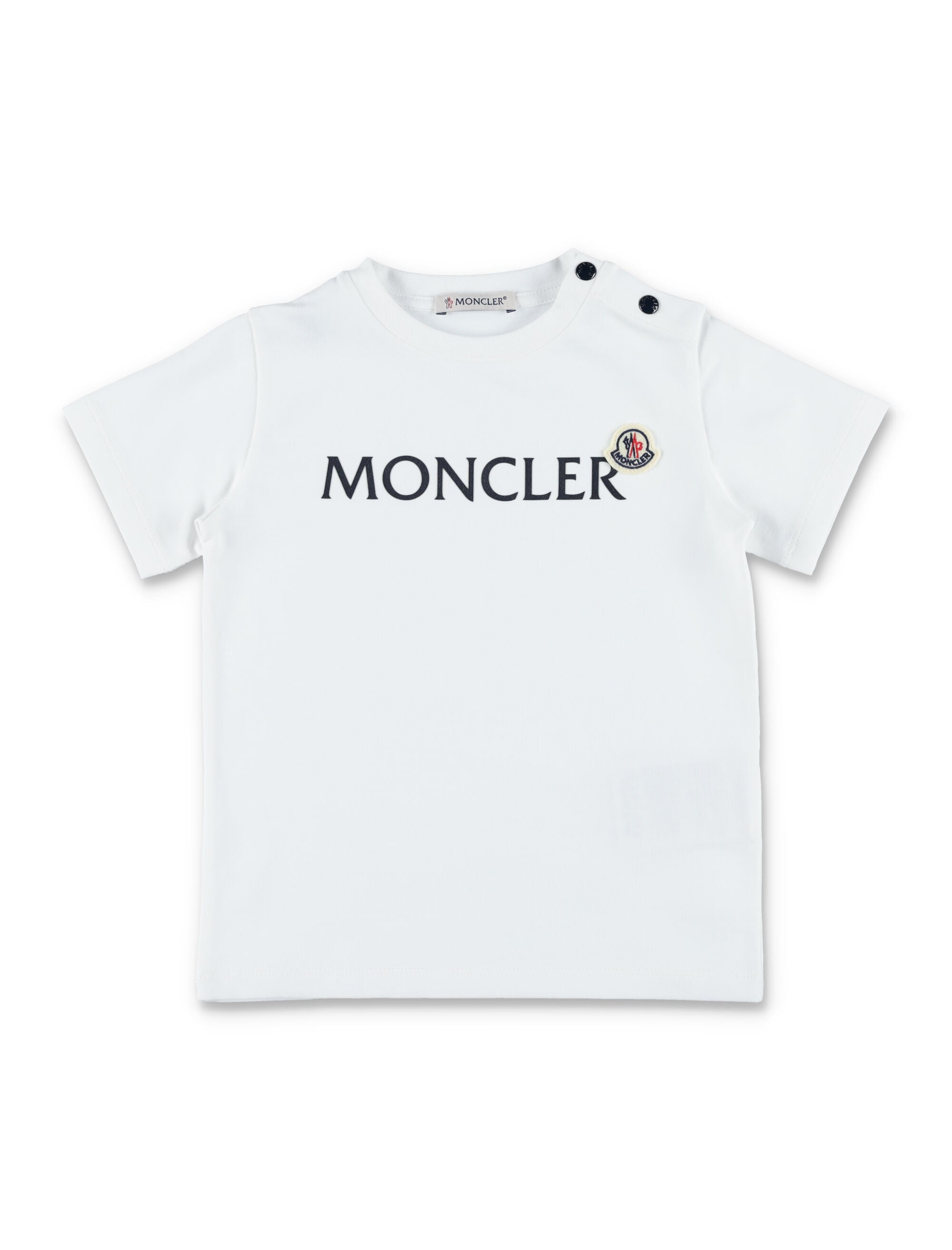 Moncler logo t-shirt and shorts set White Cotton