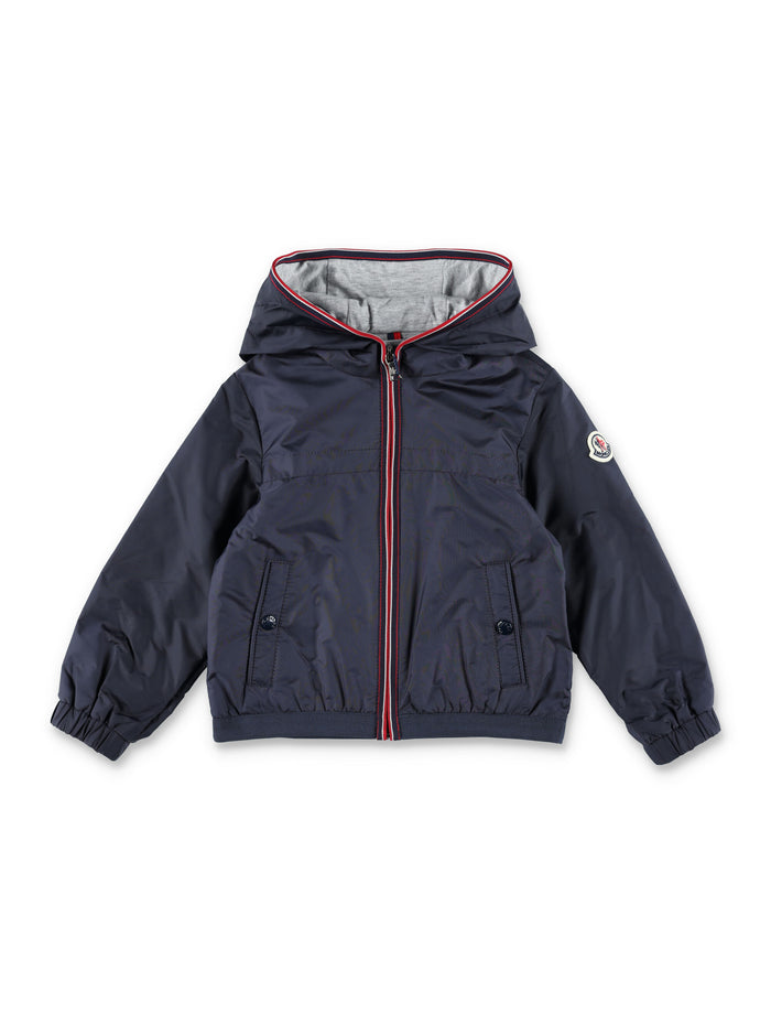 Moncler Anton rain jacket for baby Navy Polyamide Lining