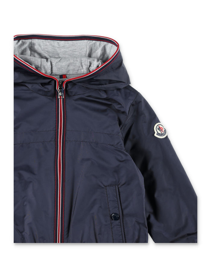 Moncler Anton rain jacket for baby Navy Polyamide Lining