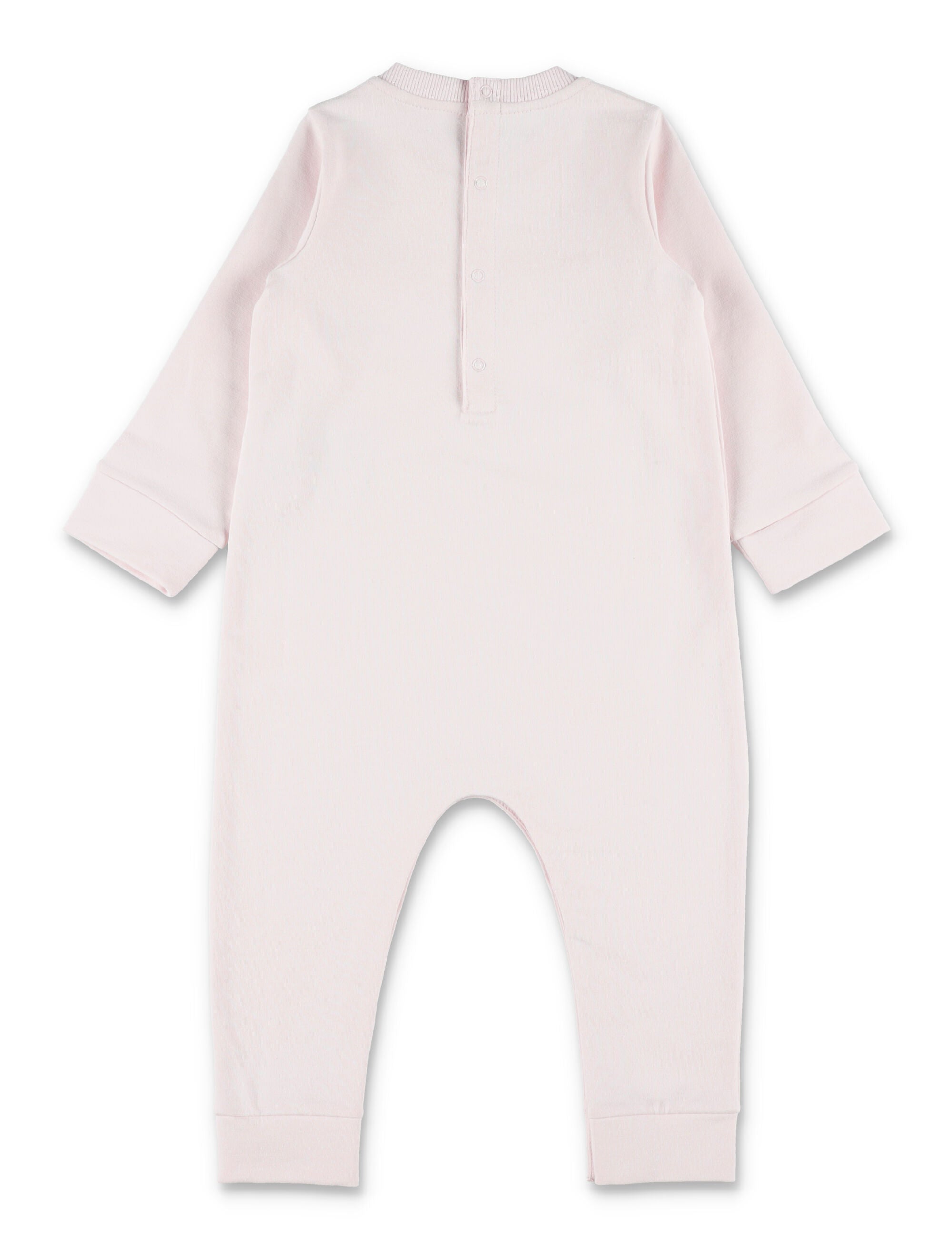 Moncler logo cotton baby grow Pink Jumpsuit