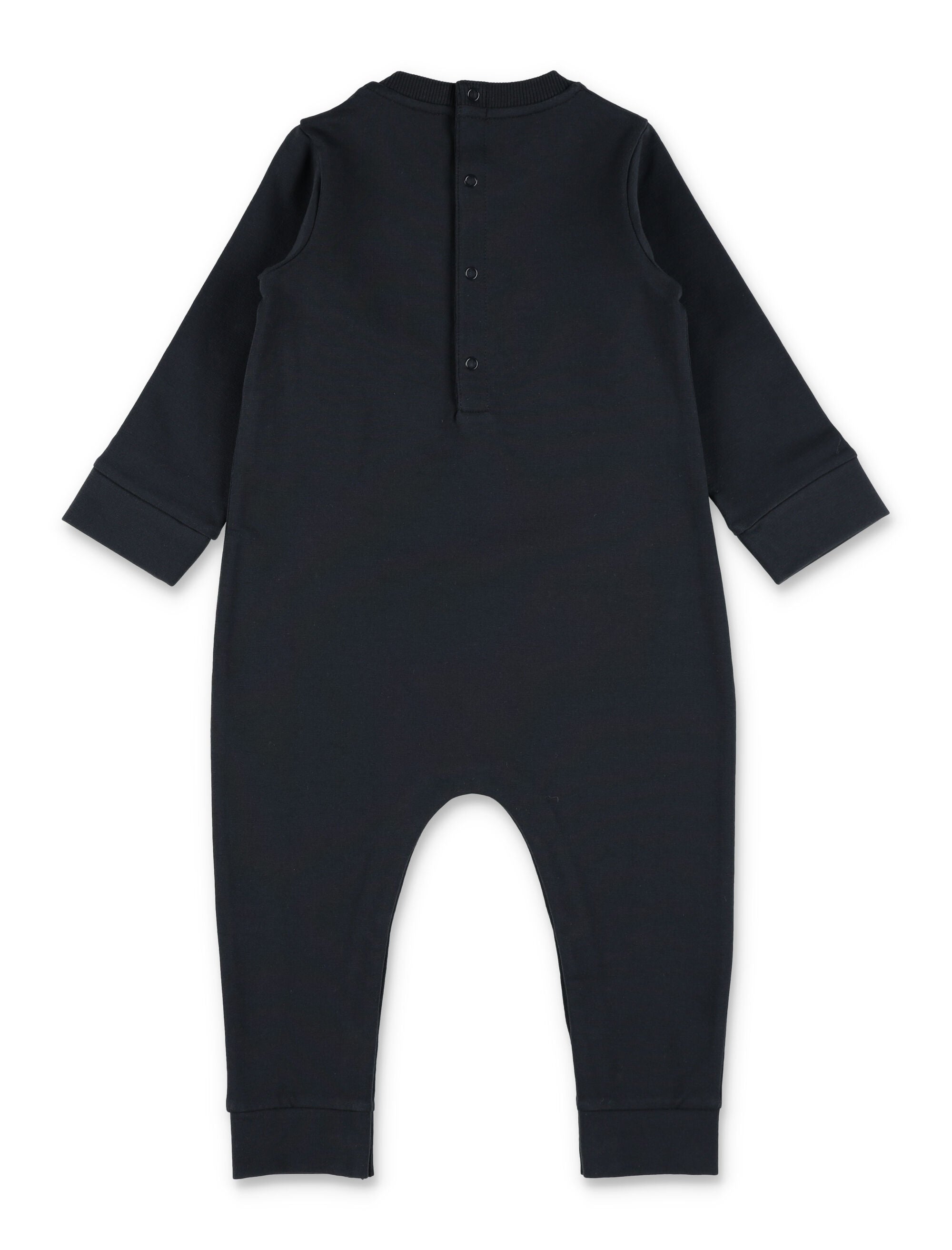 Moncler logo cotton baby grow Navy Jumpsuit