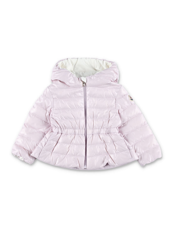 Moncler Pinar girls hooded jacket Lilac Polyamide Lining Down