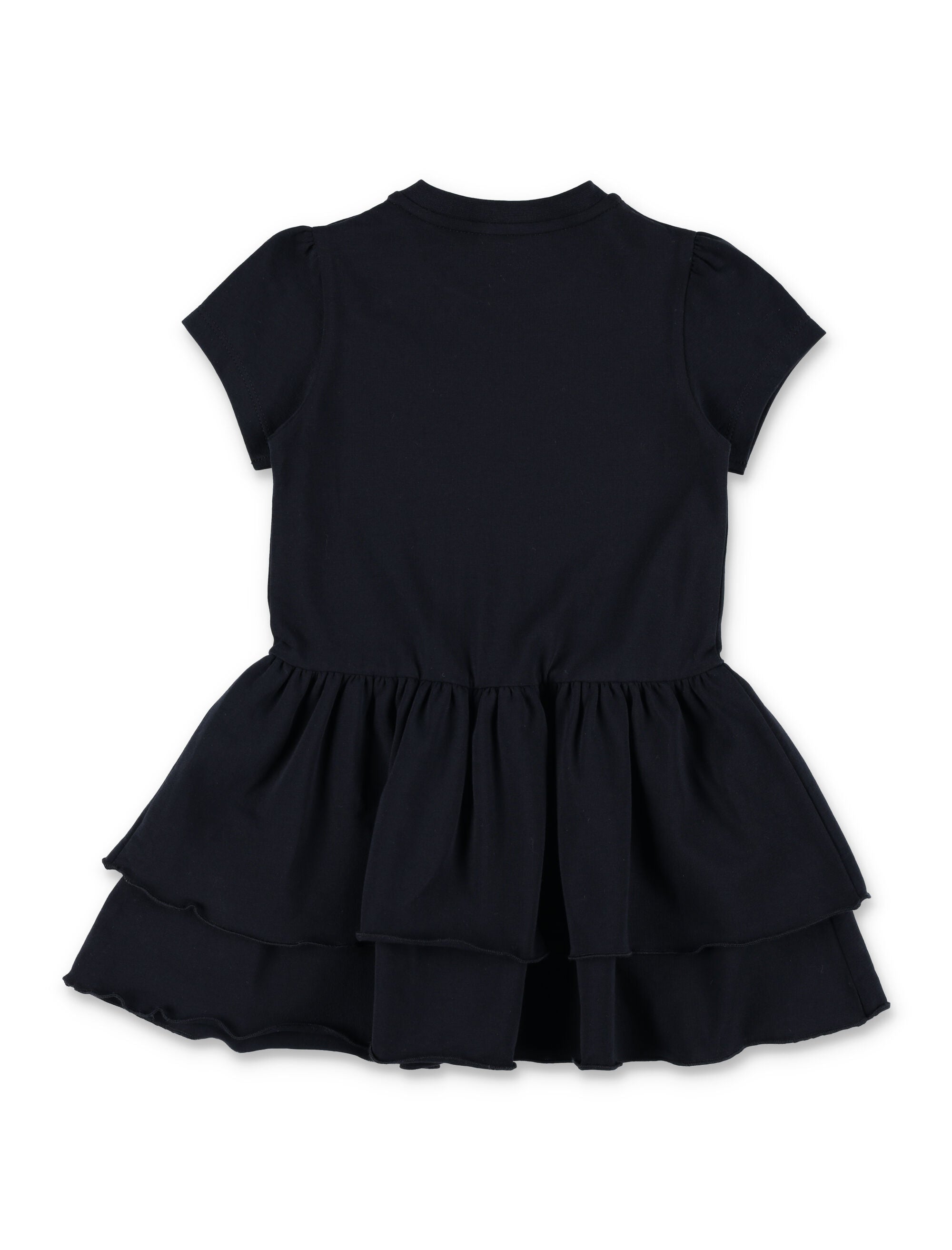 Moncler cotton jersey baby dress Navy