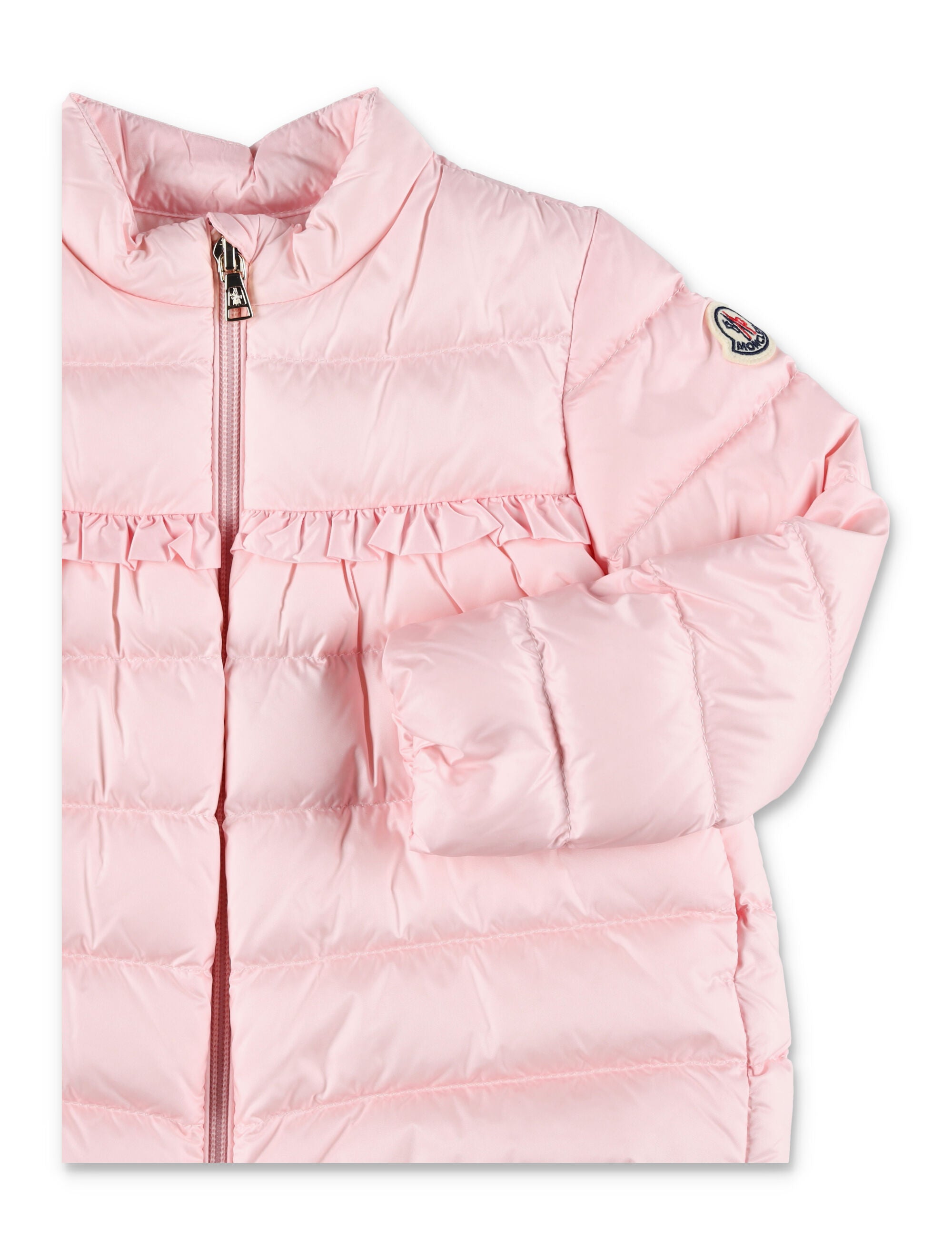 Moncler Nazife baby puffer Rose Polyamide Lining Down Jacket
