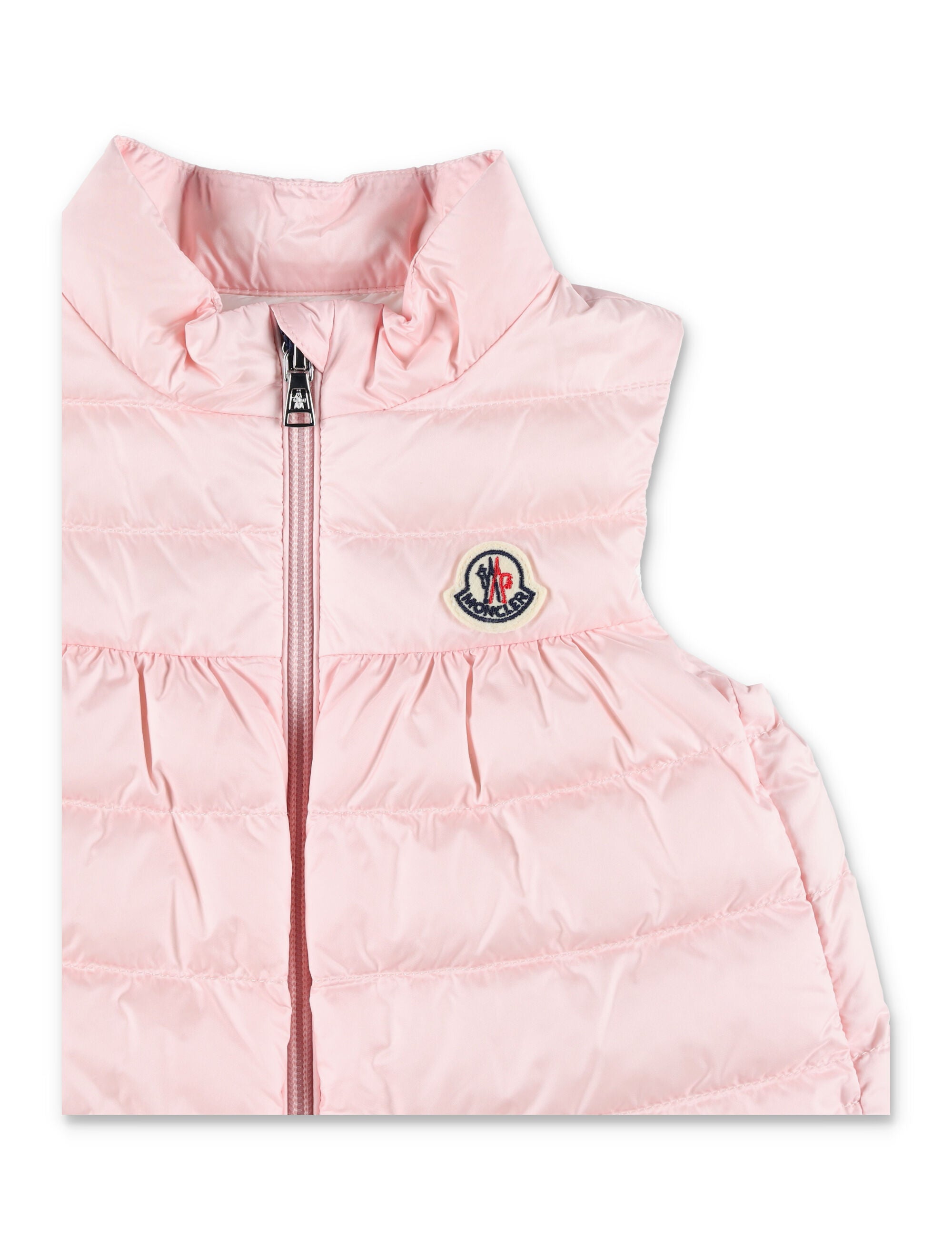 Moncler Hiva down vest for baby Rose Polyamide Lining