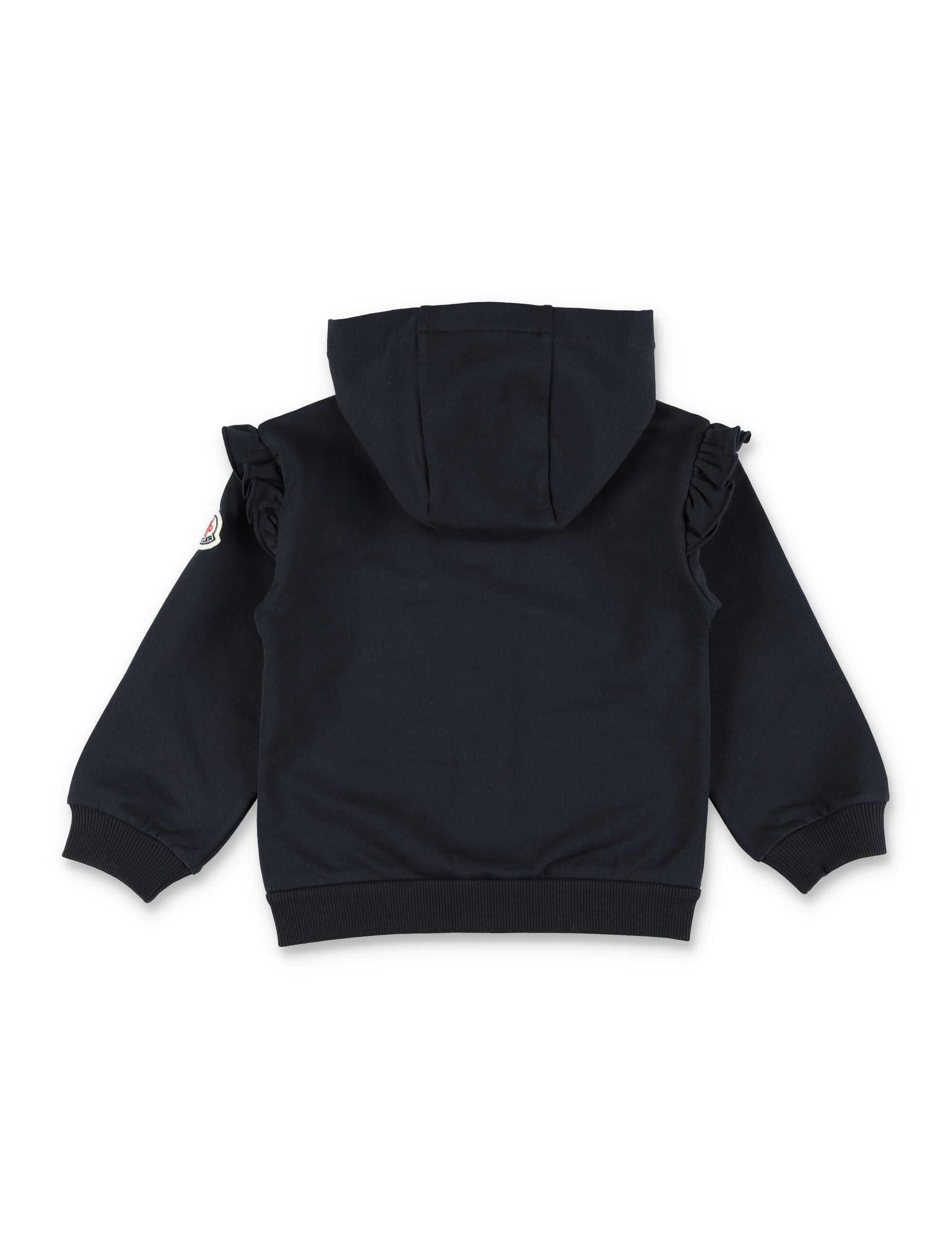 Moncler ruffle tracksuit set foe baby Navy Cotton