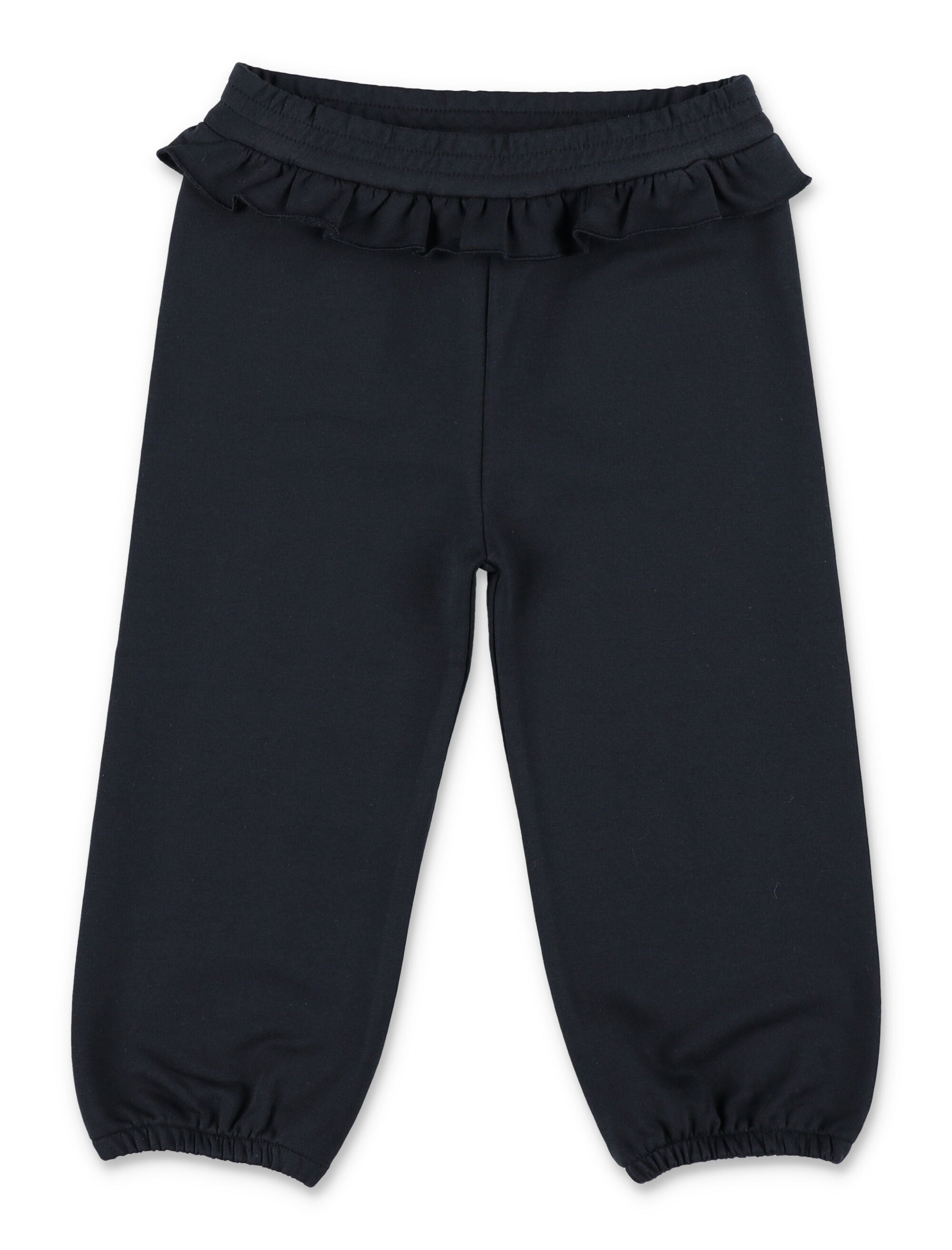 Moncler ruffle tracksuit set foe baby Navy Cotton