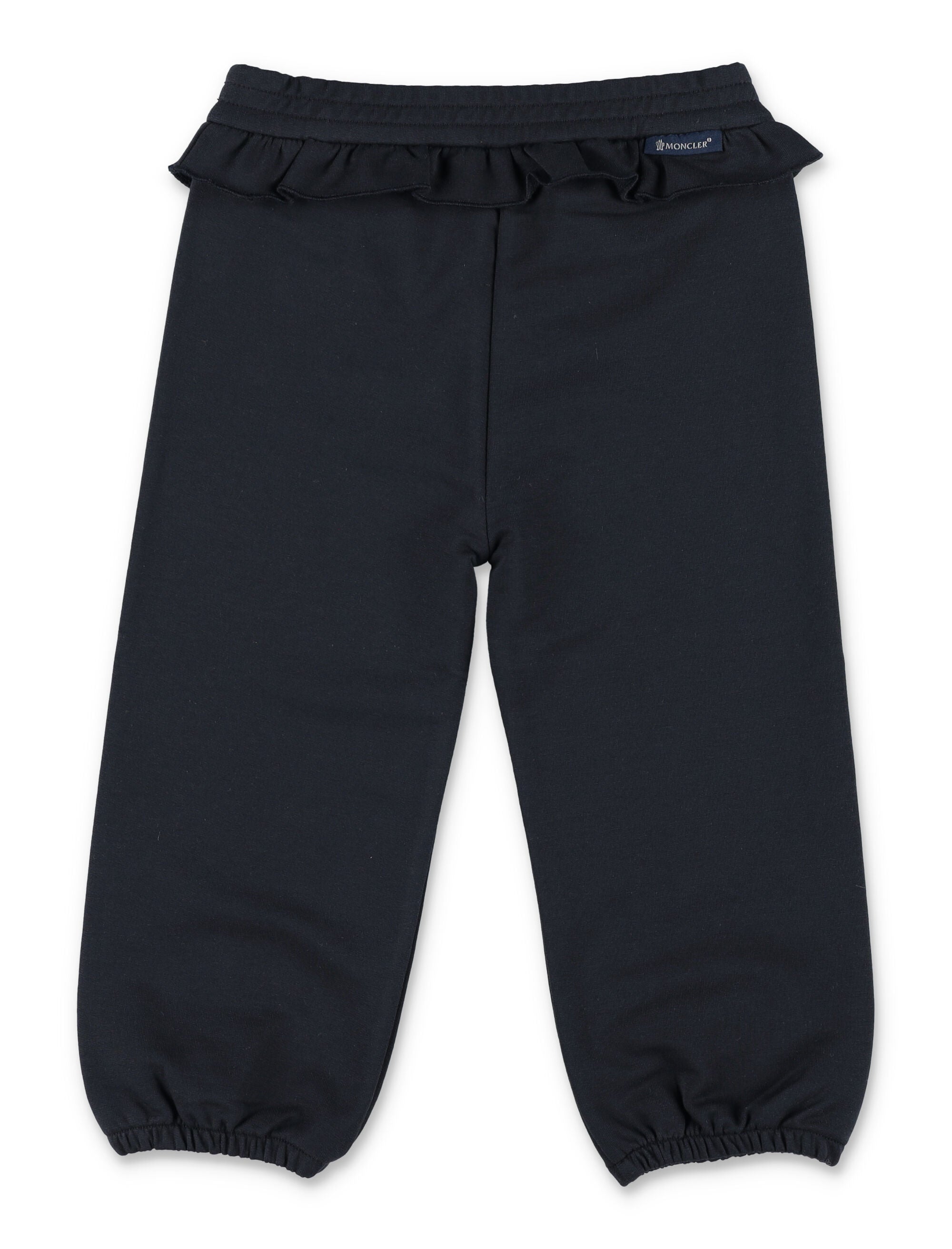 Moncler ruffle tracksuit set foe baby Navy Cotton