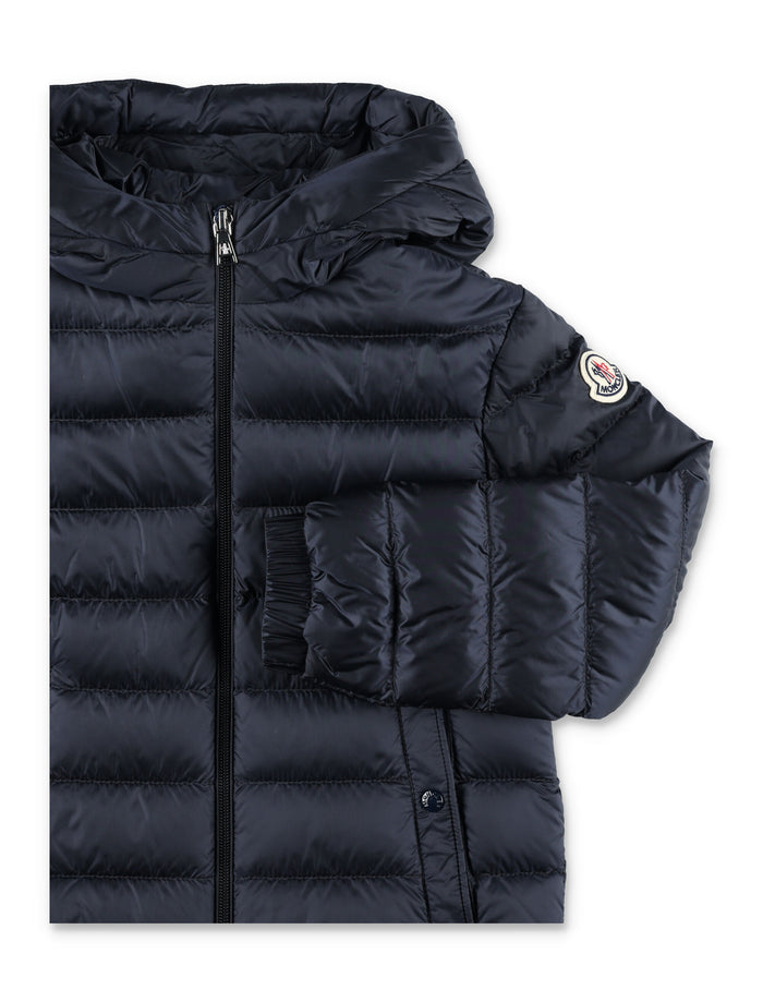 Moncler Dilar hooded down jacket for kids Navy Polyamide Lining