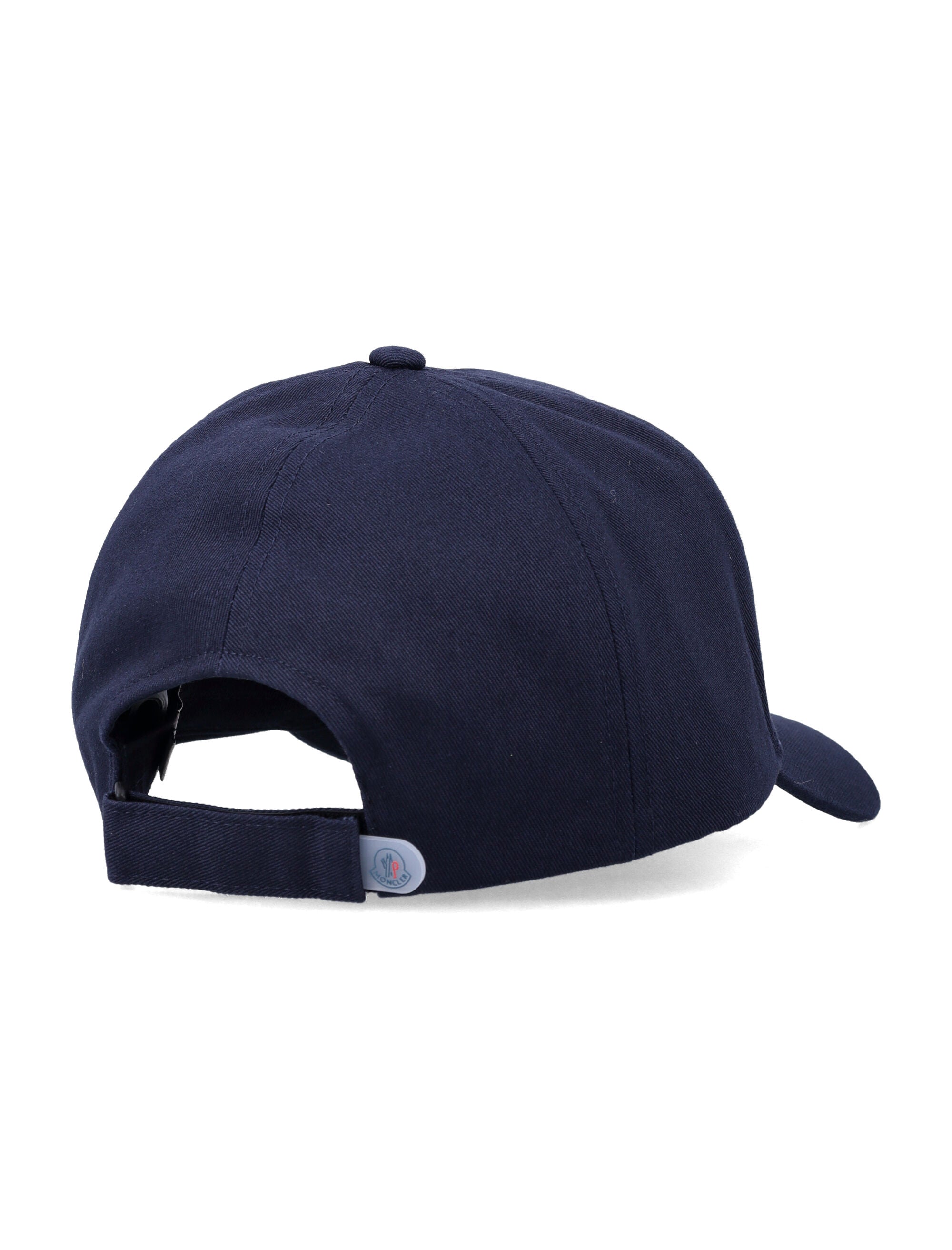 Moncler Kids Logo Baseball Cap Navy Cotton Lining Hat