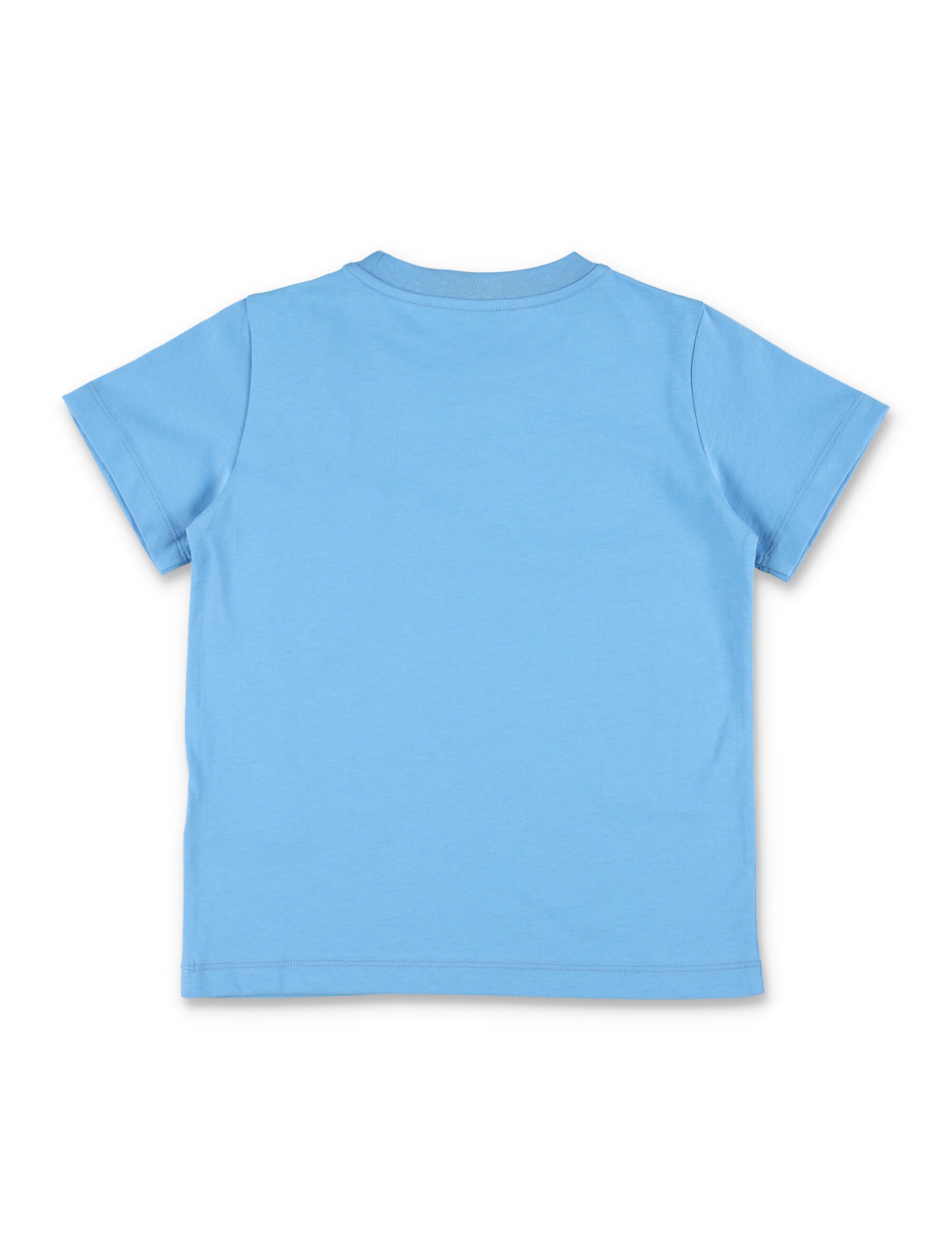 Moncler logo t-shirt for kids Blue Cotton Tshirt