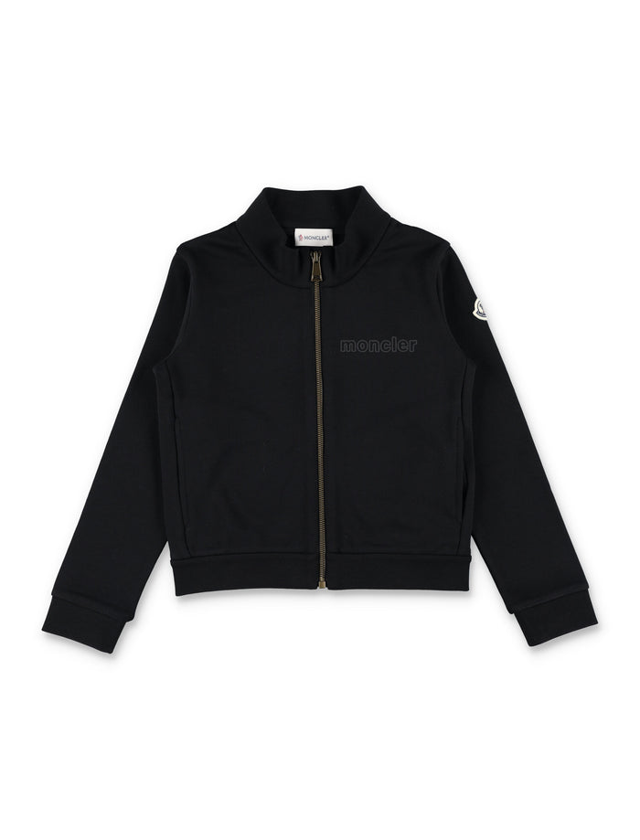 Moncler zip tracksuit set for kids Navy Cotton