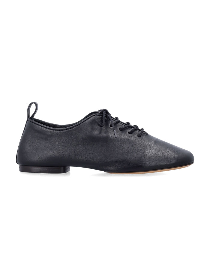 Soeur Orso soft lambskin lace-up derbies Black Lamb Leather Laced Shoes