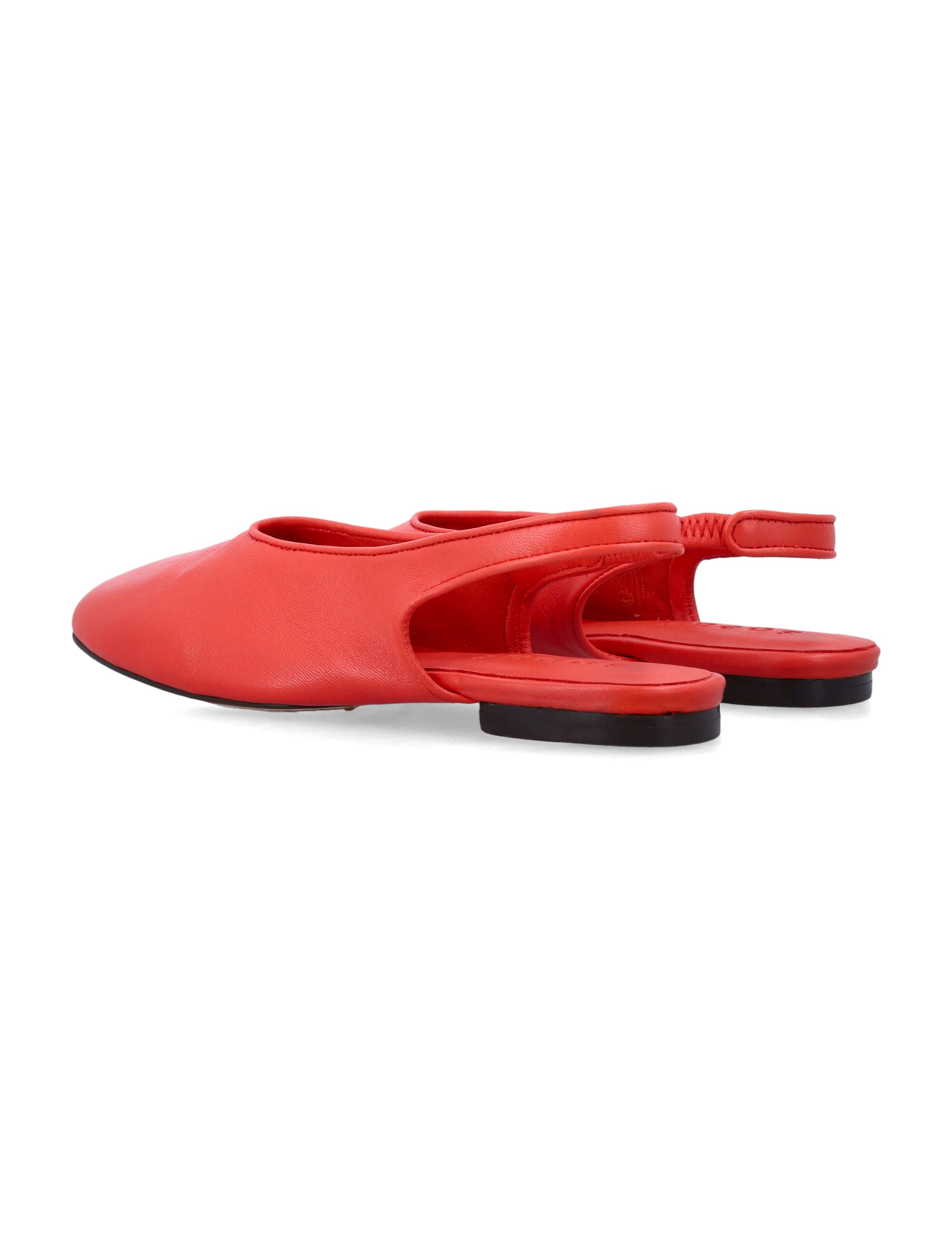 Soeur Emmett soft lambskin slingbacks Red Lamb Leather Flat Shoes