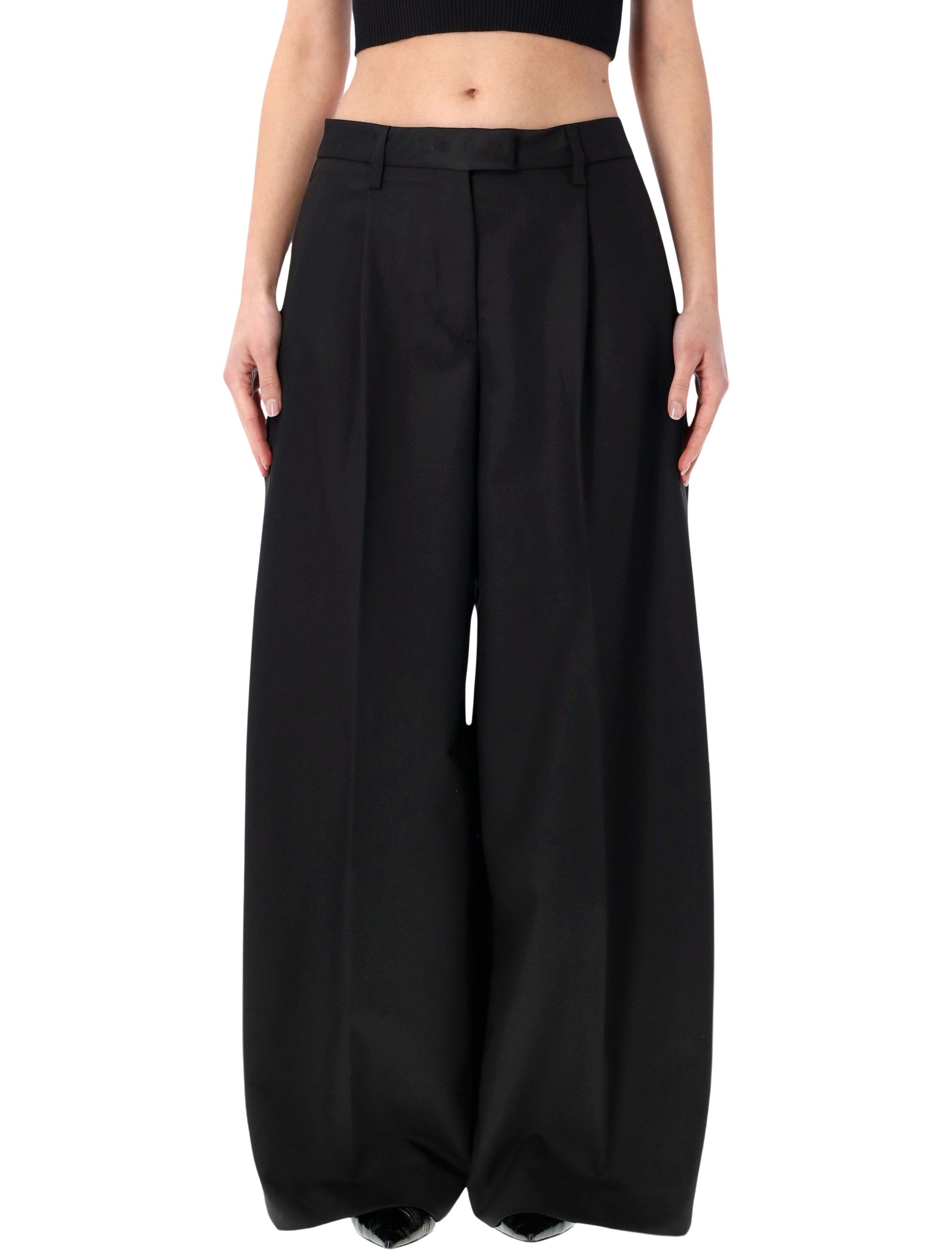 The Latest Deva tailored pants Black Polyester