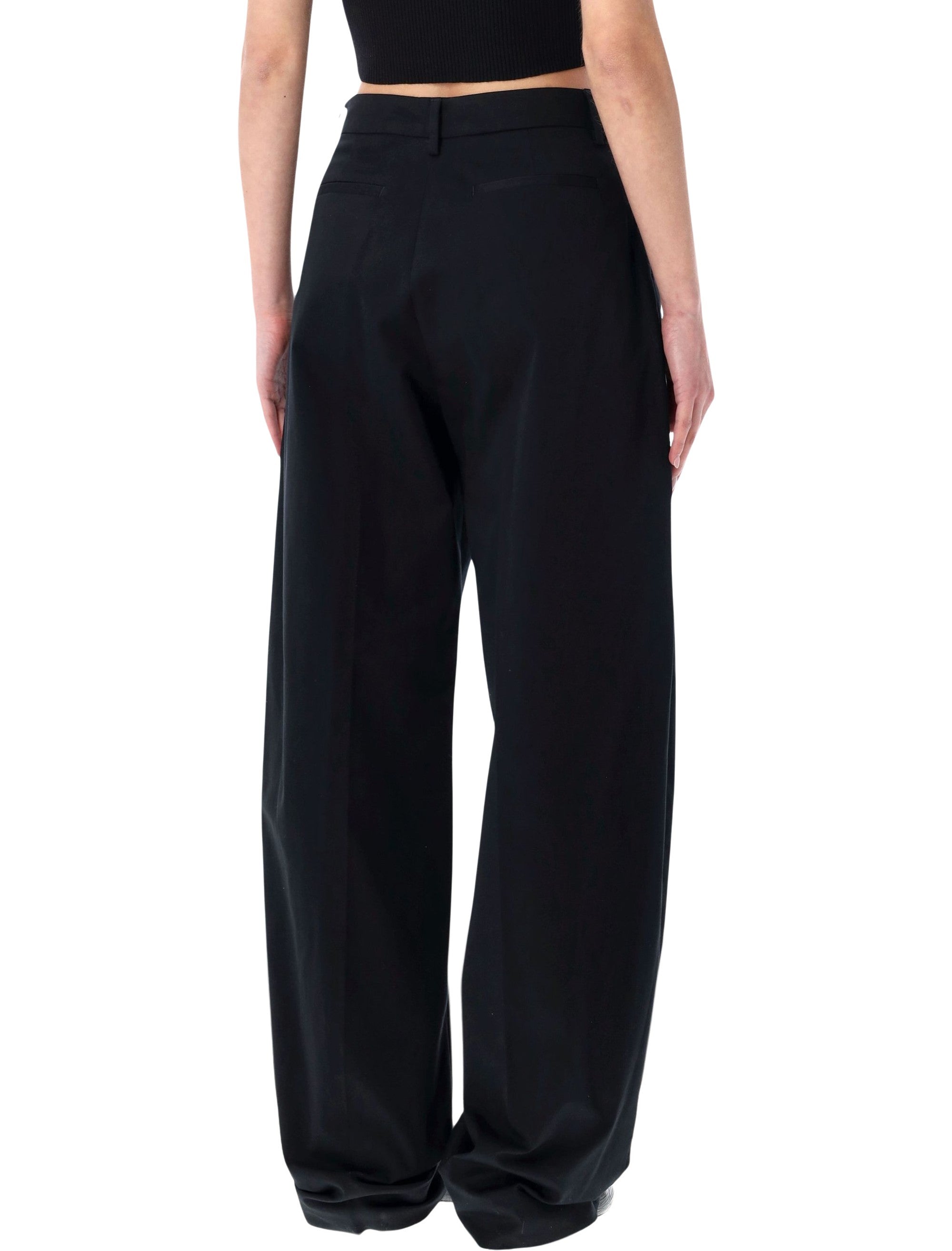 The Latest Dina tailored pants Black Cotton