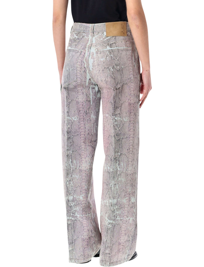Haikure Winona snake denim Recycled Cotton Jean