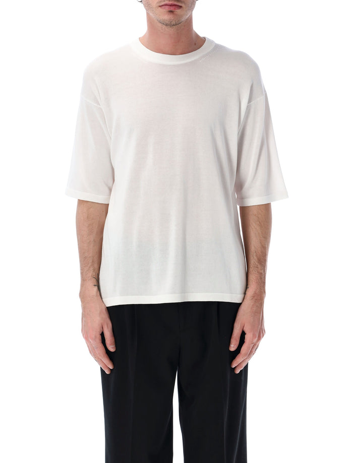 Roberto Collina Cotton Crêpe T-Shirt White