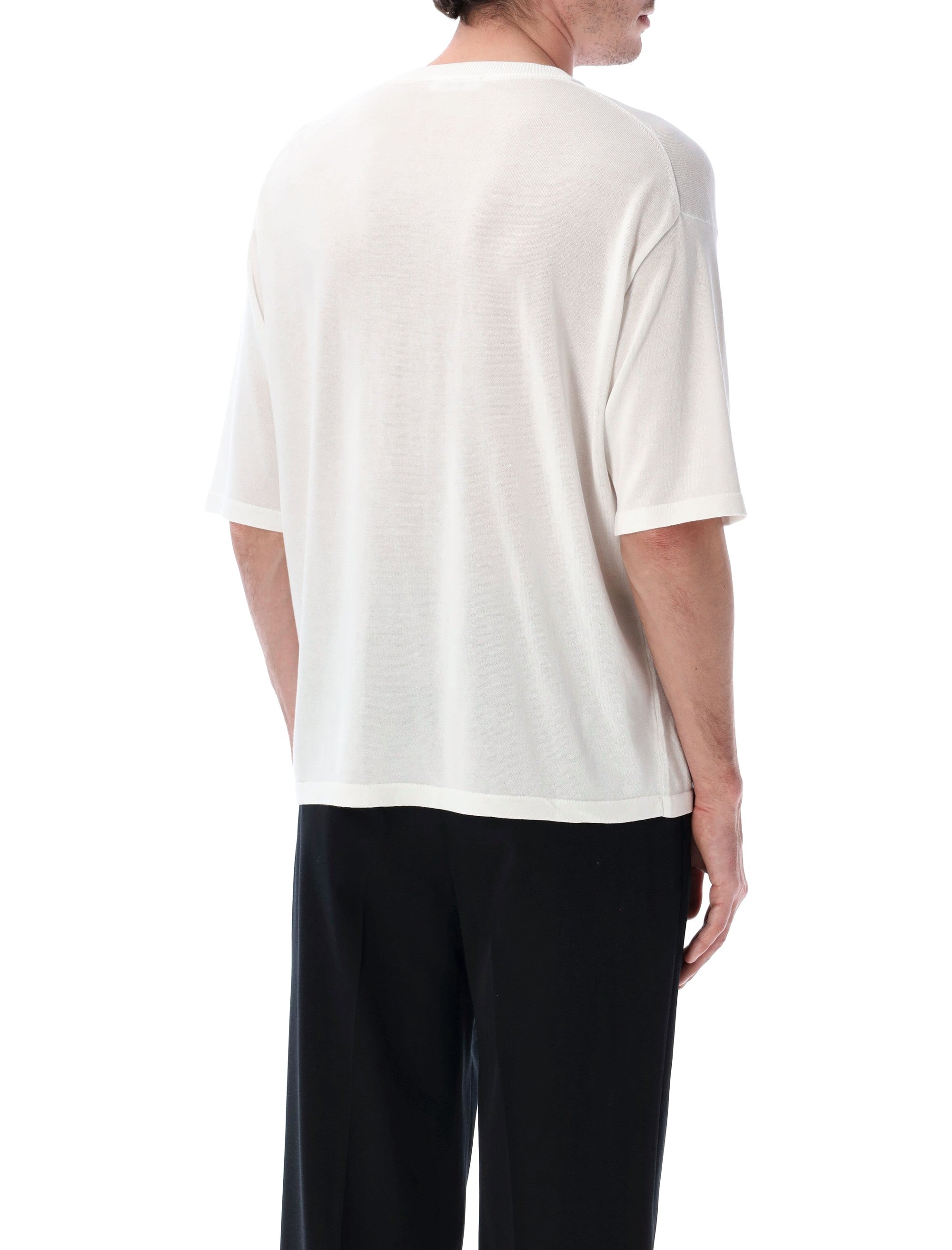 Roberto Collina Cotton Crêpe T-Shirt White