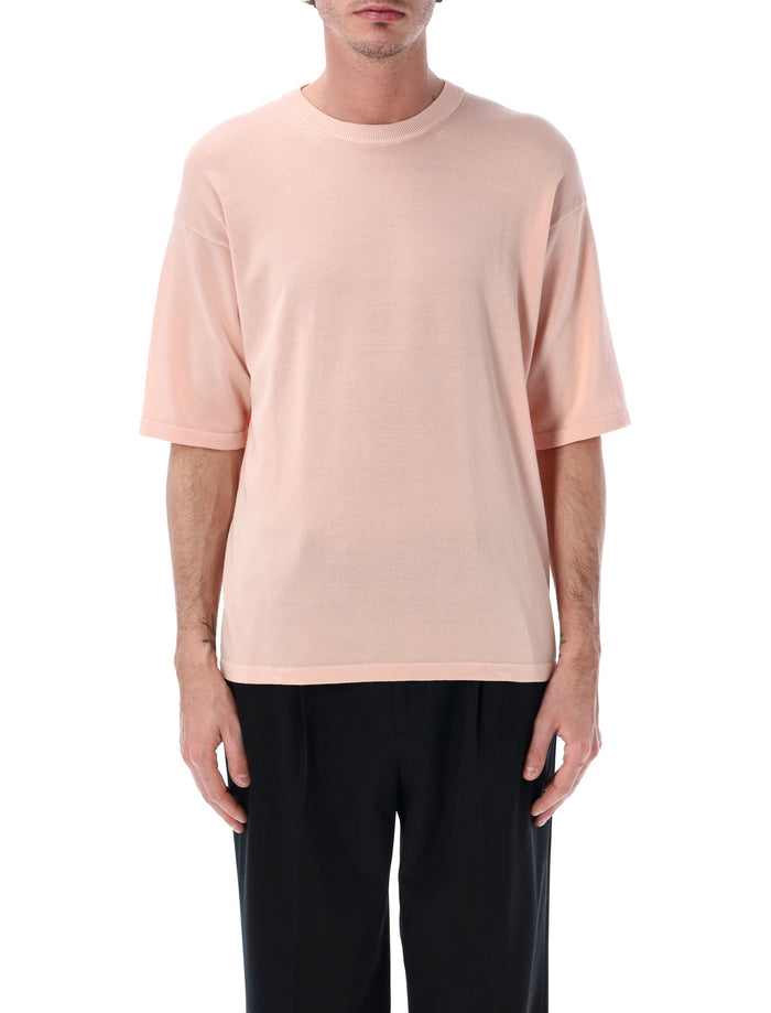 Roberto Collina Cotton Crêpe T-Shirt Pink