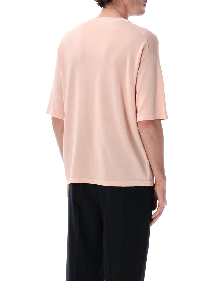 Roberto Collina Cotton Crêpe T-Shirt Pink