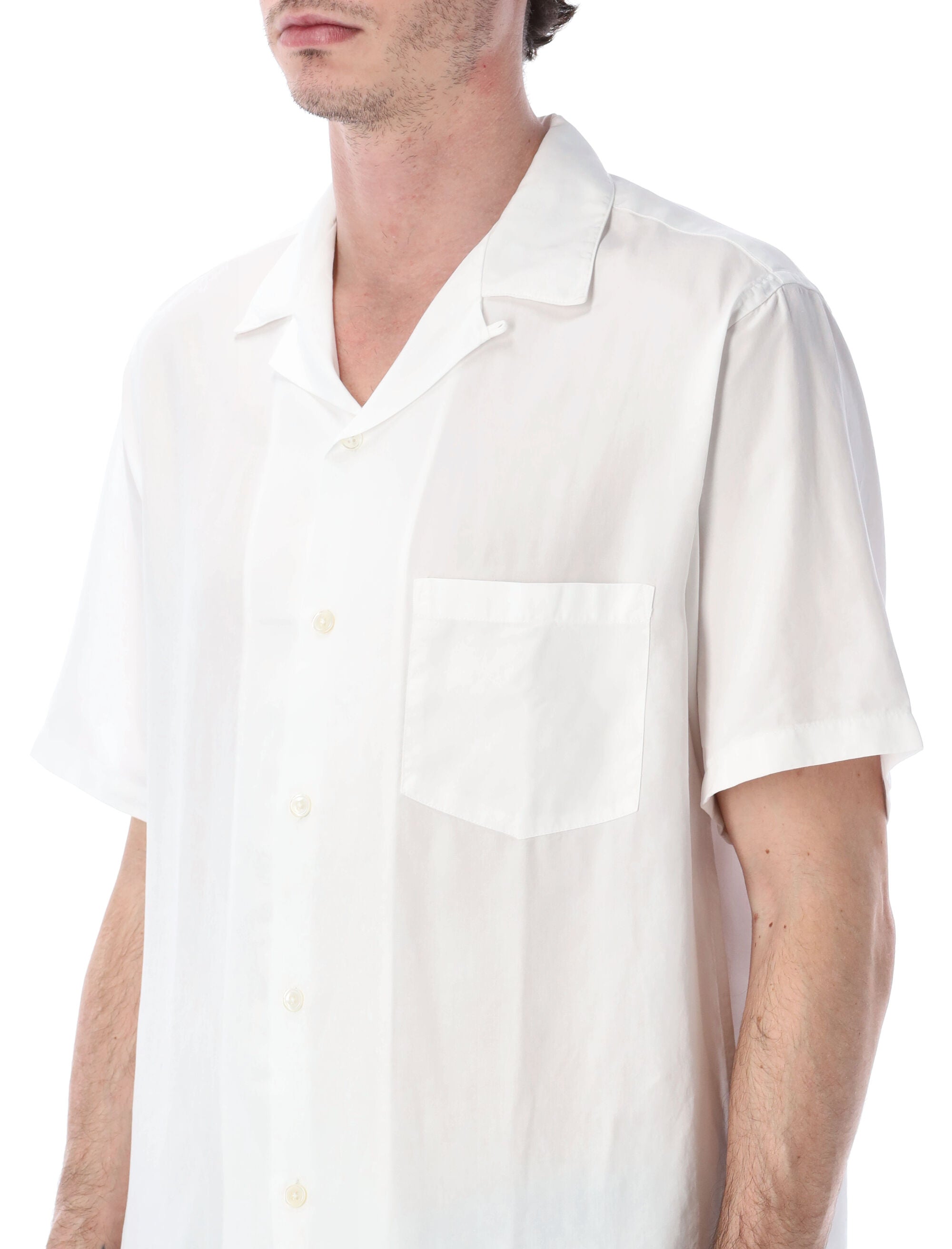 Portuguese Flannel Dogtown tencel shirt Off White