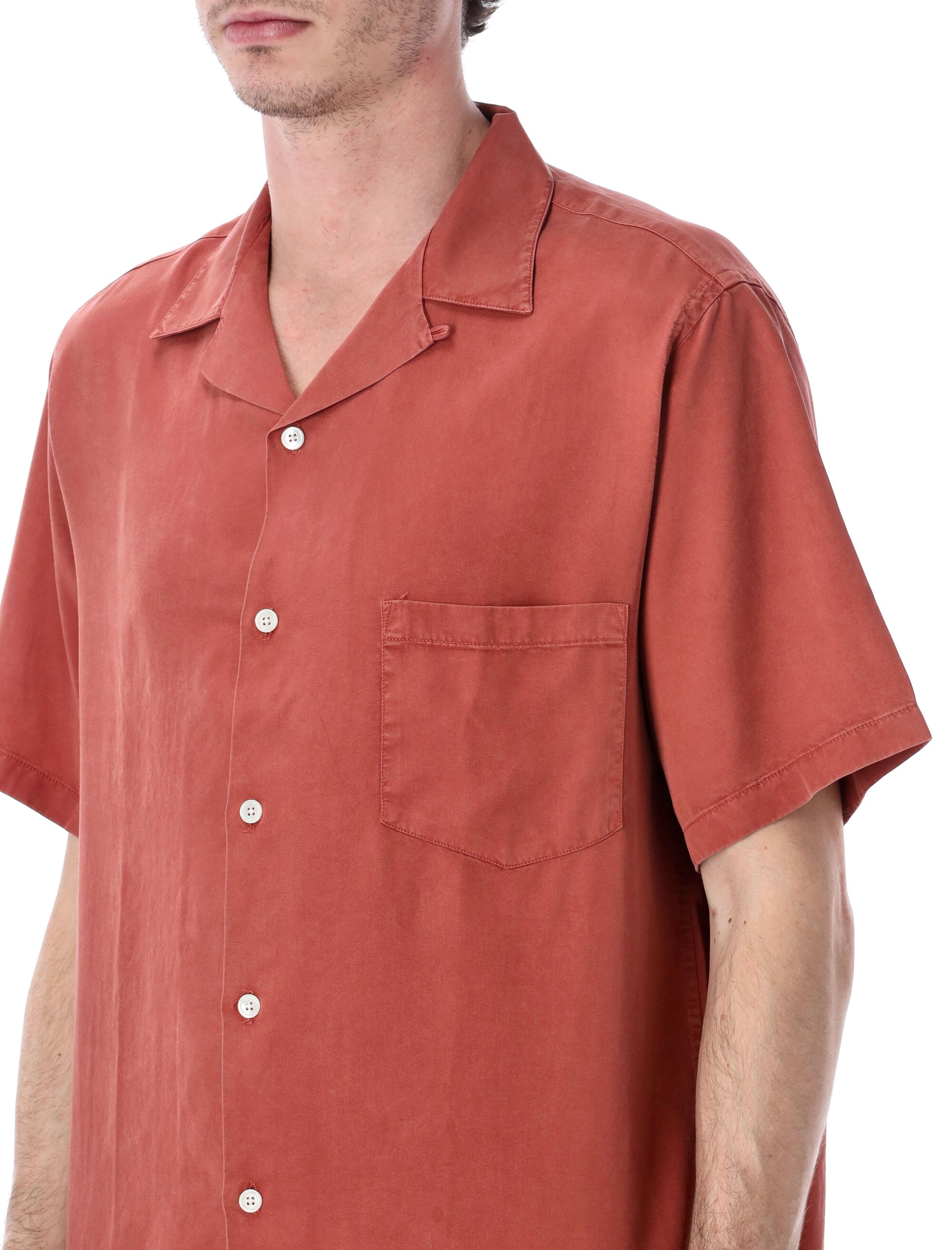 Portuguese Flannel Dogtown Tencel Shirt Terra Cotta