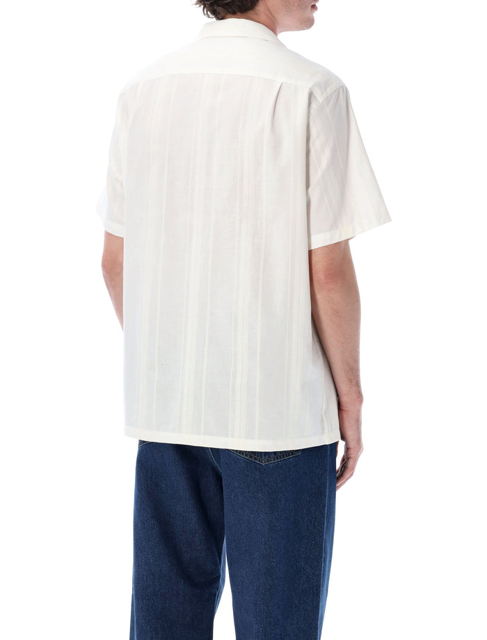 Portuguese Flannel Mira Short Sleeve Shirt White Cotton