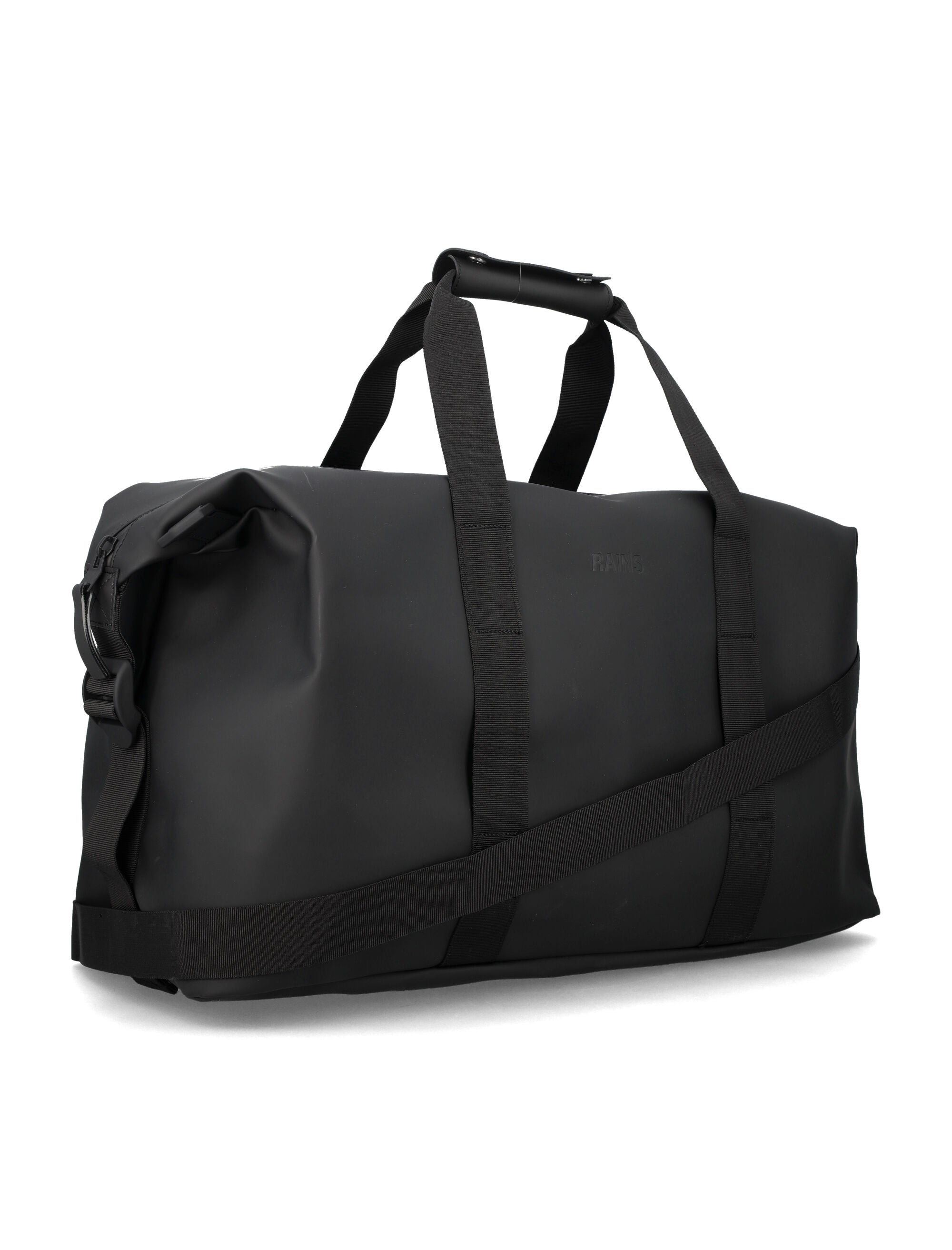 Rains Hilo Waterproof Weekend Bag Black Polyester Coating Tote