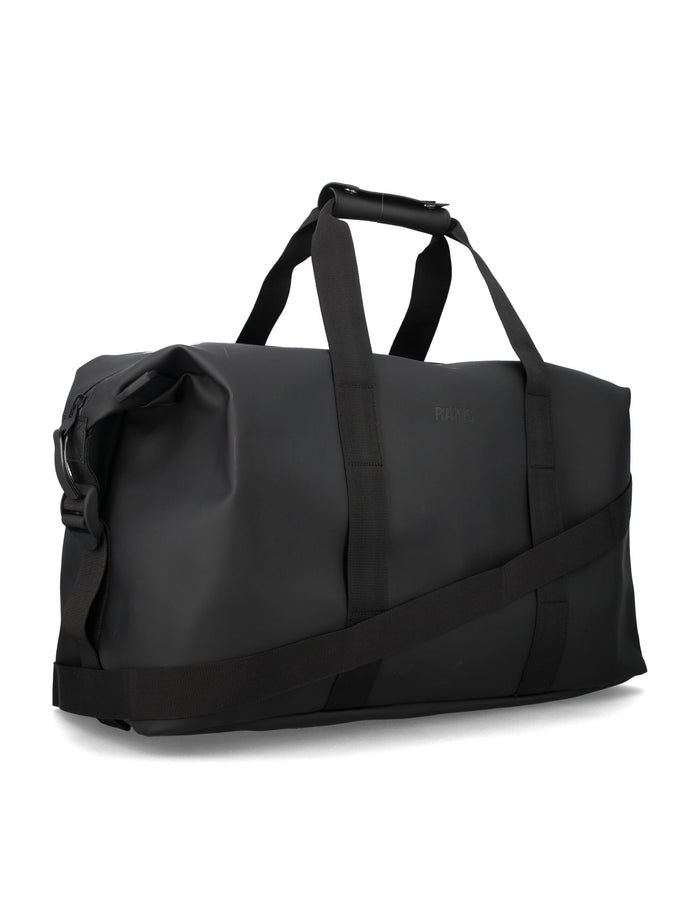 Rains Hilo Waterproof Weekend Bag Black Polyester Coating Tote