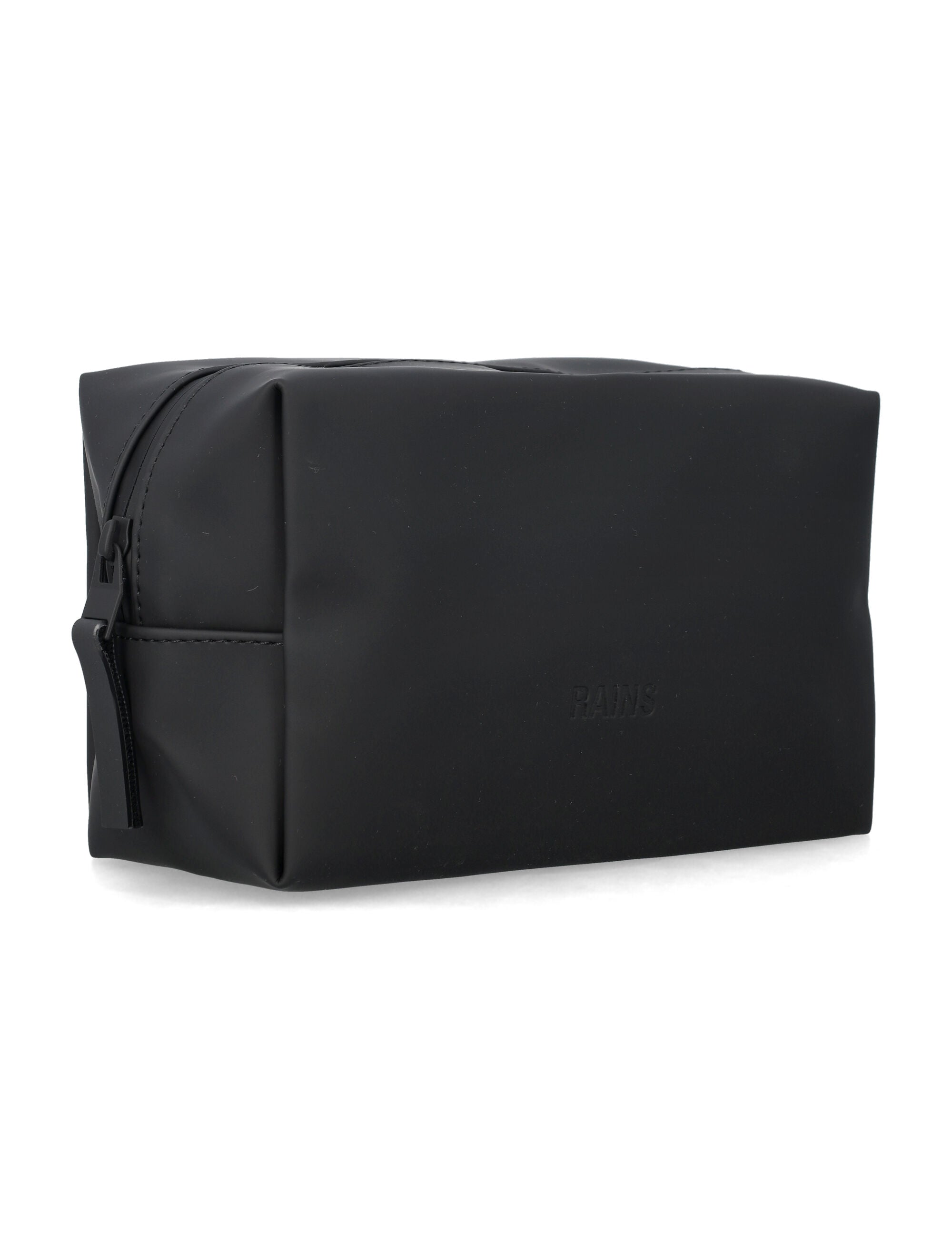 Rains Small Waterproof Wash Bag Black Polyester Coating Pouch