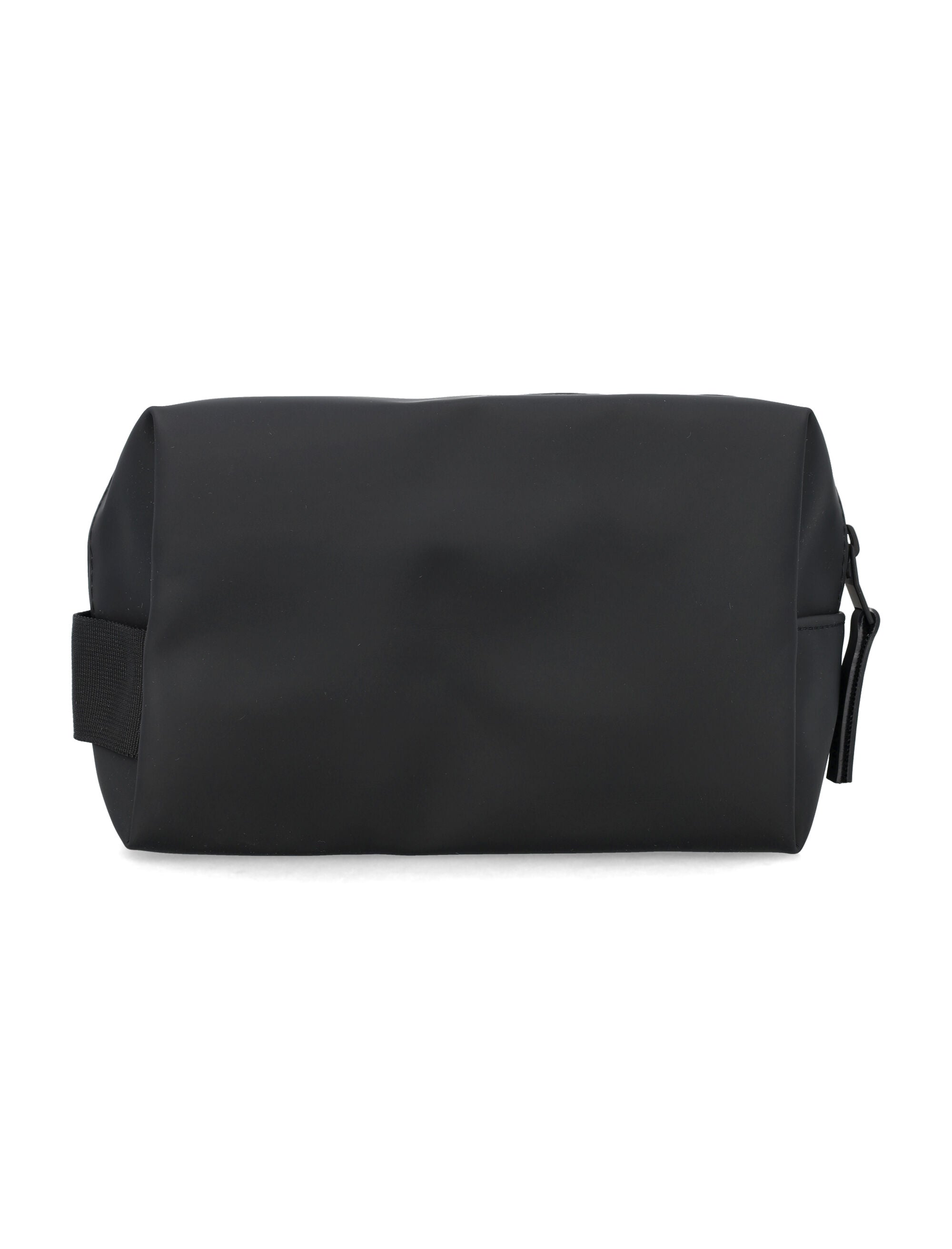 Rains Small Waterproof Wash Bag Black Polyester Coating Pouch