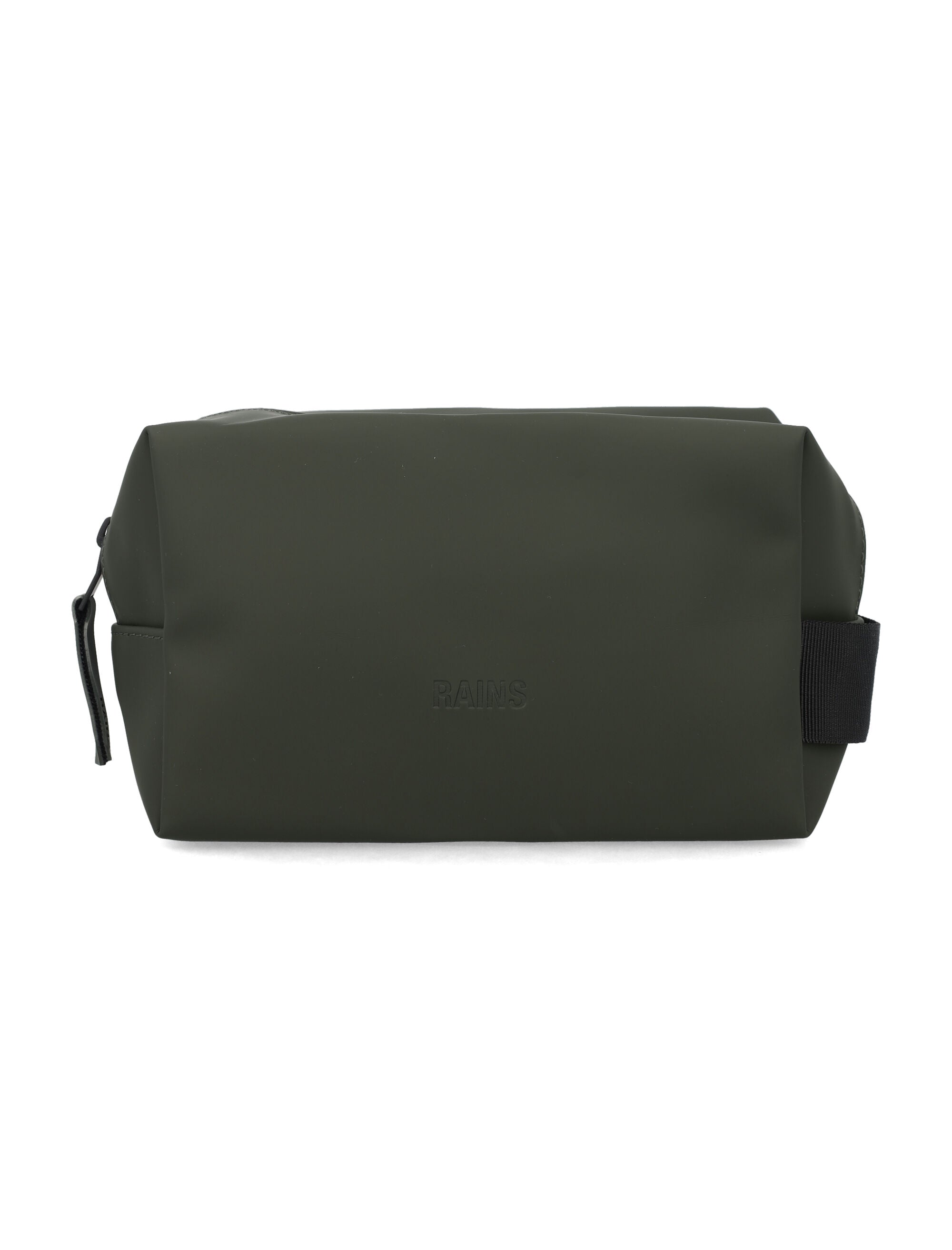 Rains Small Waterproof Wash Bag Green Polyester Coating Pouch