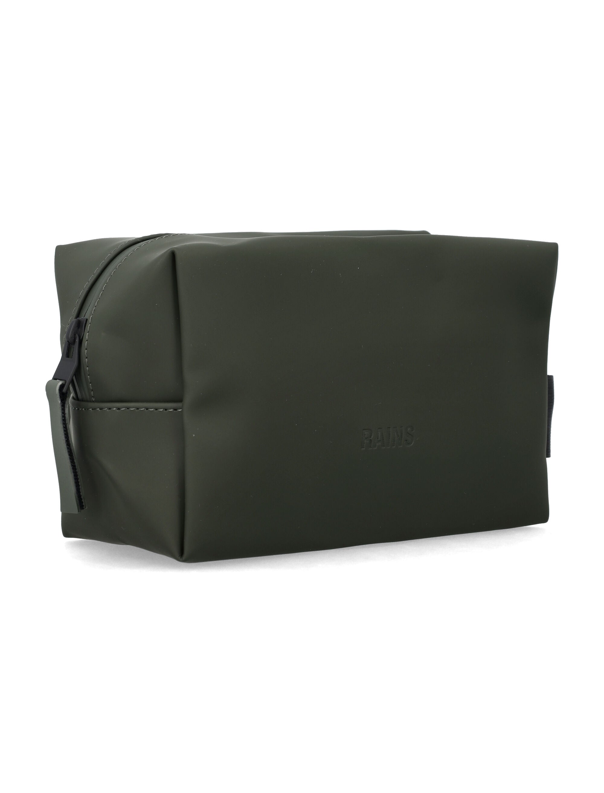 Rains Small Waterproof Wash Bag Green Polyester Coating Pouch