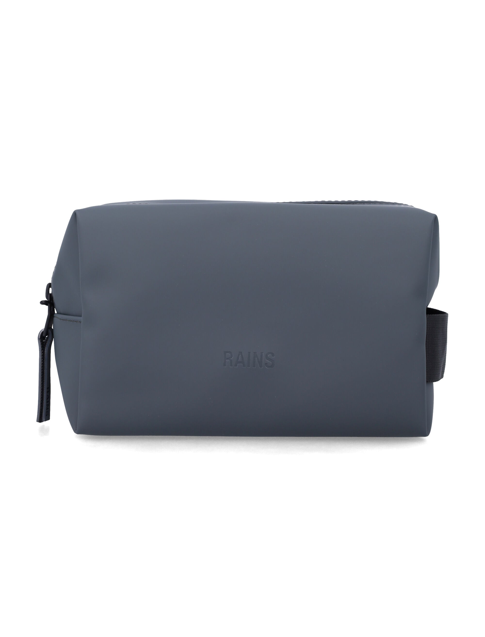 Rains Small Waterproof Wash Bag Dark Grey Polyester Coating Pouch