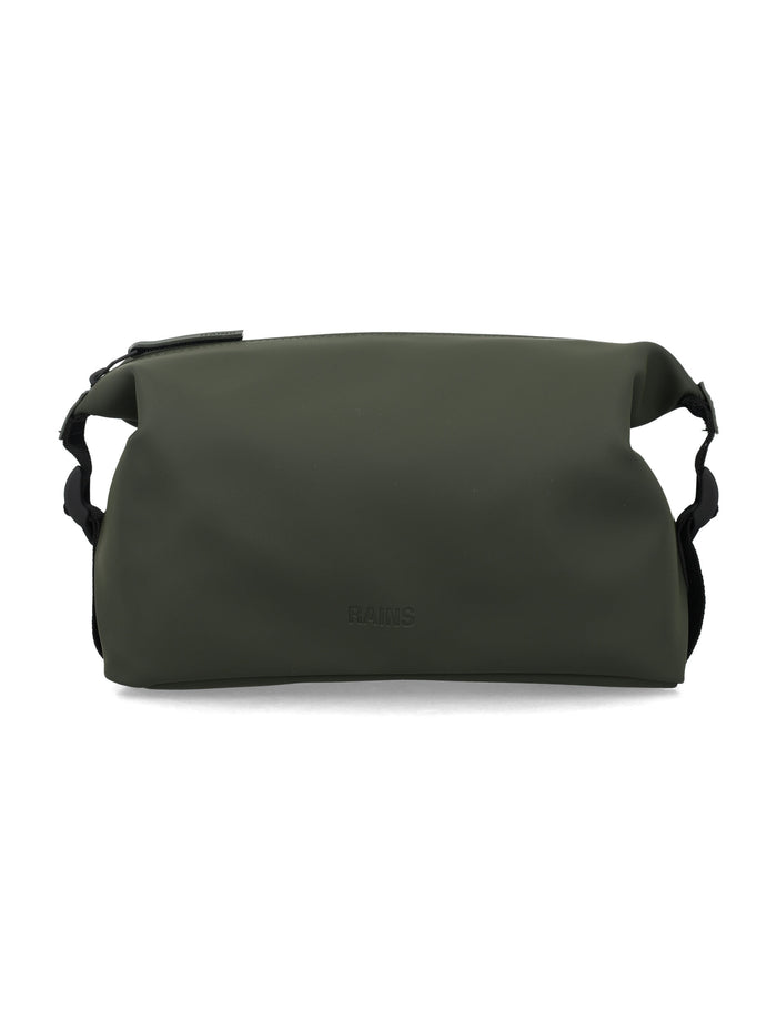 Rains Hilo Waterproof Wash Bag Green Polyester Coating Pouch